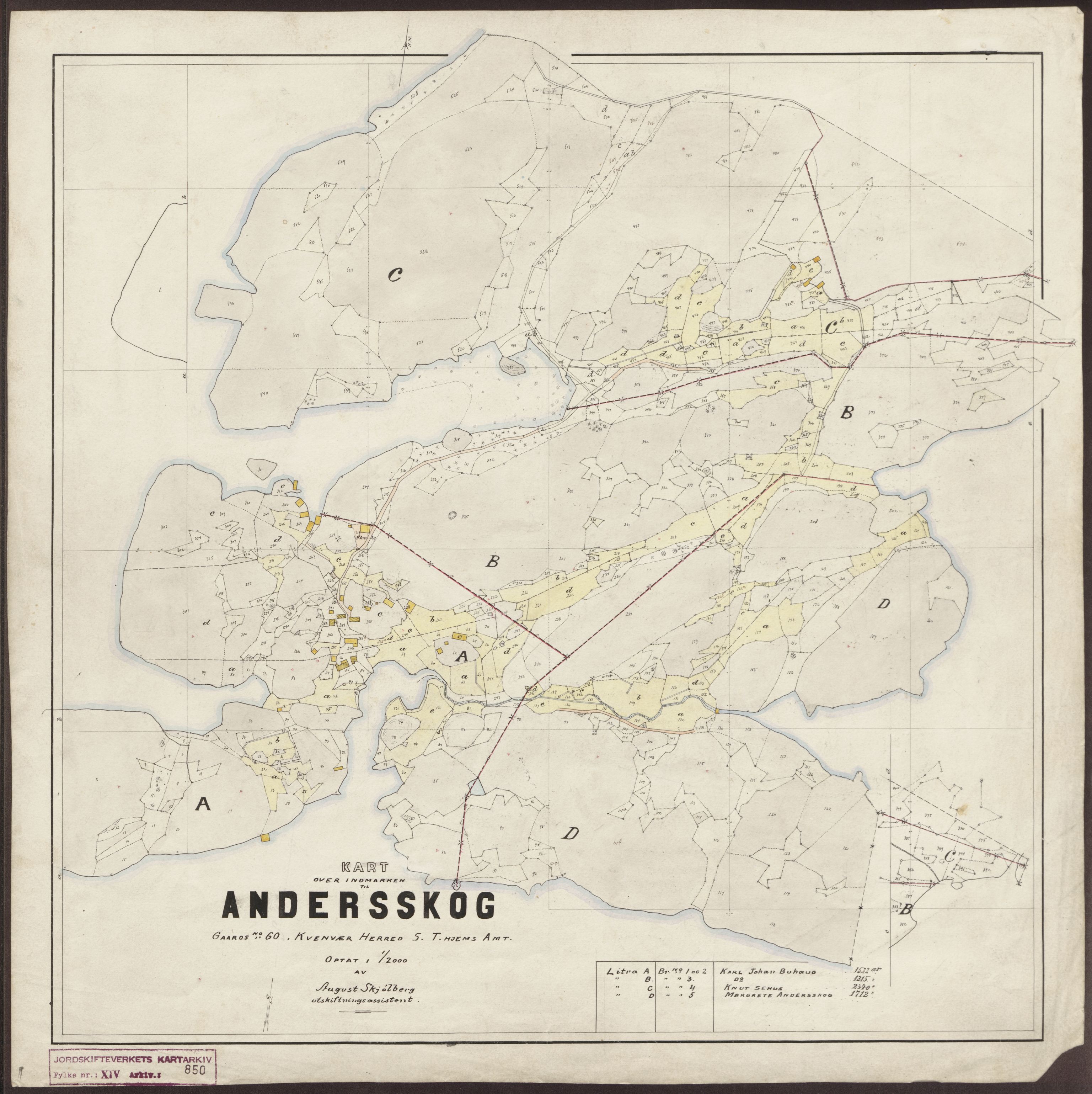 Jordskifteverkets kartarkiv, RA/S-3929/T, 1859-1988, p. 1317