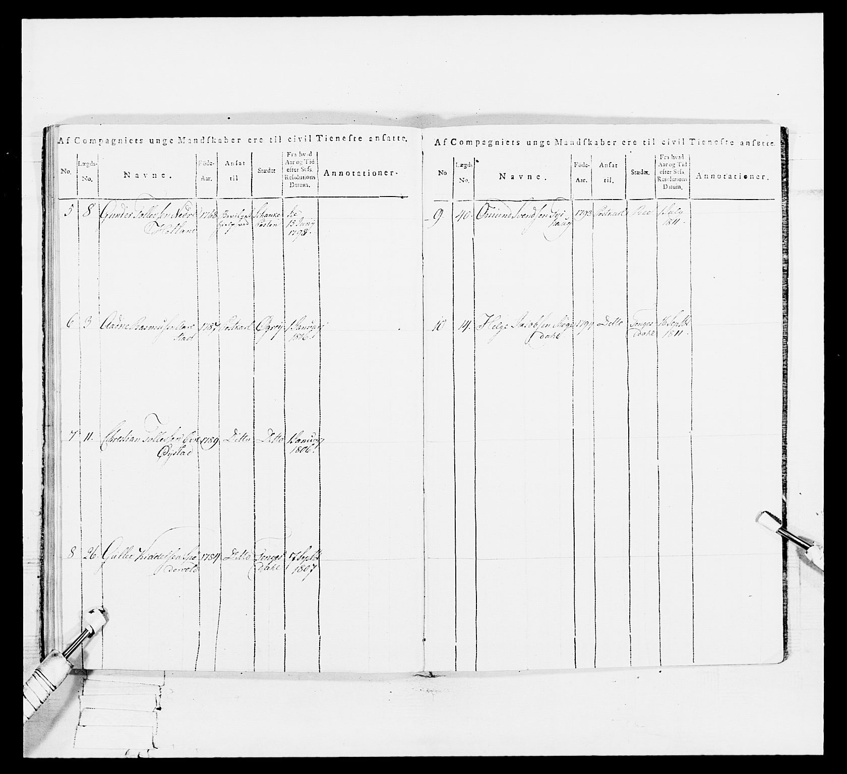 Generalitets- og kommissariatskollegiet, Det kongelige norske kommissariatskollegium, AV/RA-EA-5420/E/Eh/L0113: Vesterlenske nasjonale infanteriregiment, 1812, p. 378