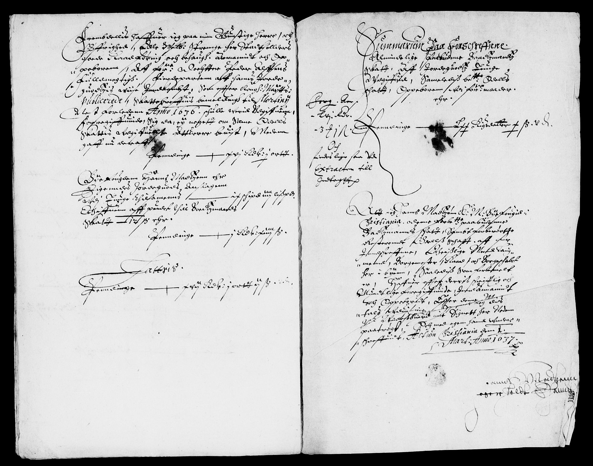 Rentekammeret inntil 1814, Reviderte regnskaper, Lensregnskaper, AV/RA-EA-5023/R/Rb/Rba/L0131: Akershus len, 1636-1637