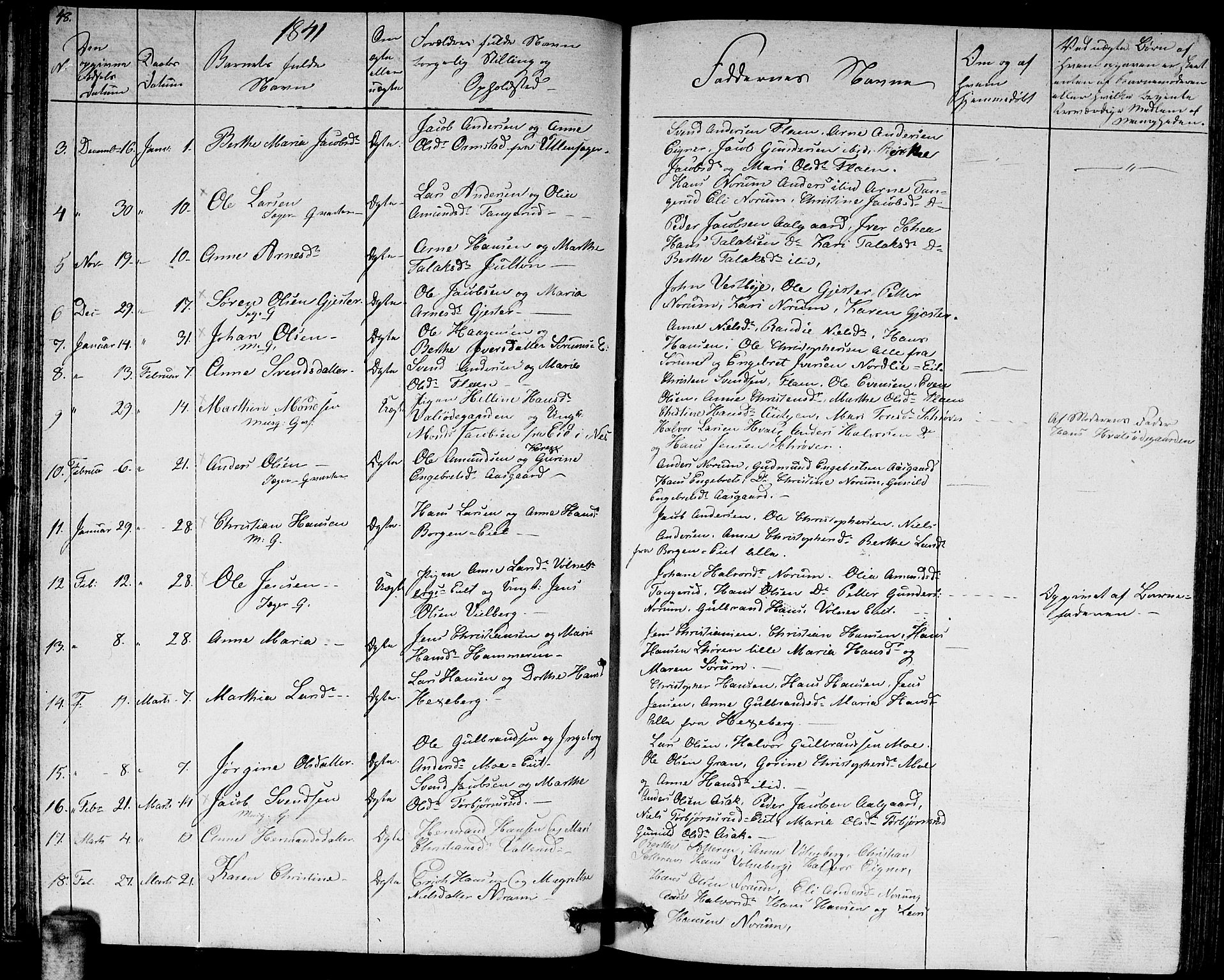 Sørum prestekontor Kirkebøker, AV/SAO-A-10303/G/Ga/L0002: Parish register (copy) no. I 2, 1829-1845, p. 48