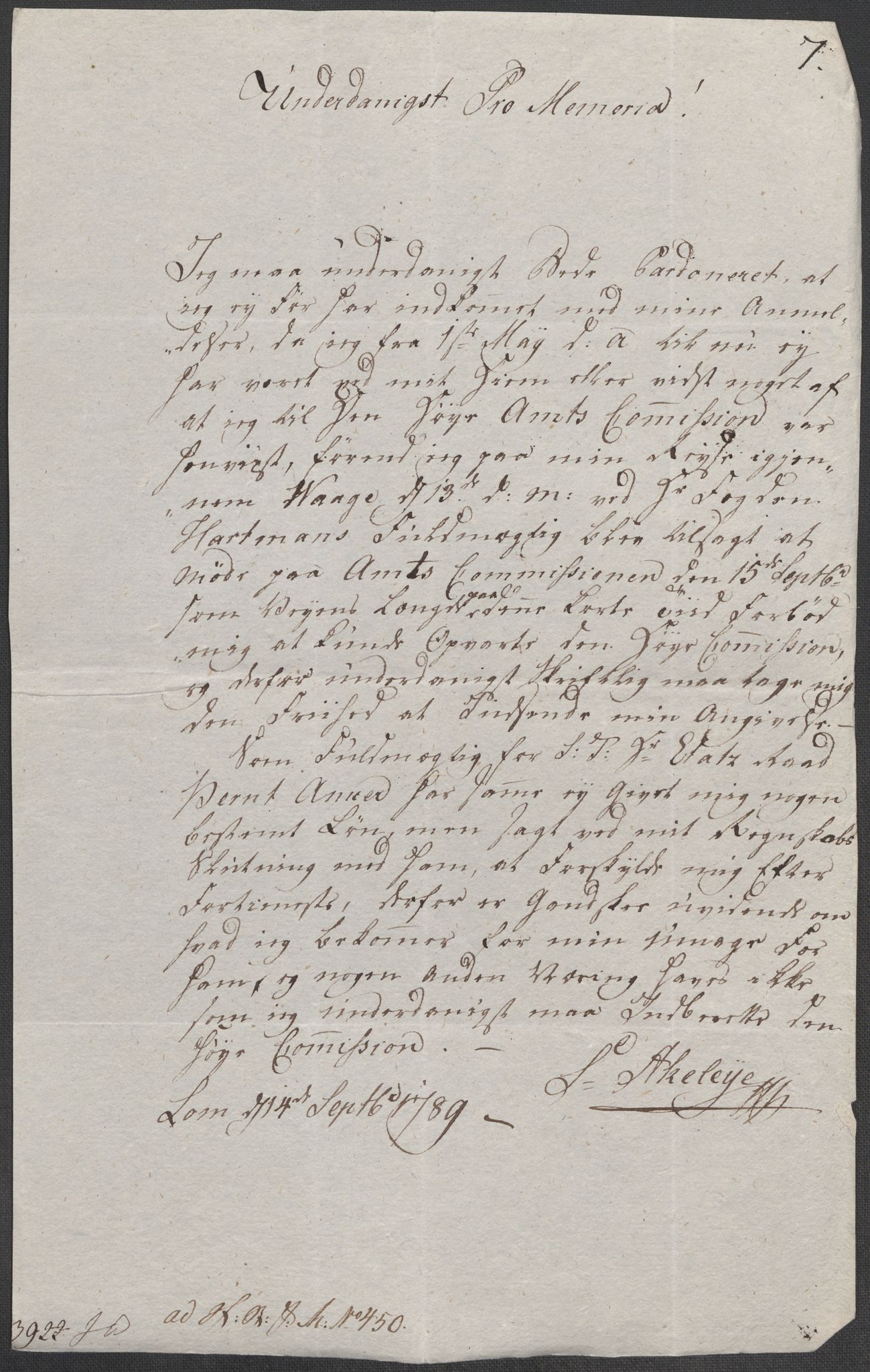 Rentekammeret inntil 1814, Reviderte regnskaper, Mindre regnskaper, AV/RA-EA-4068/Rf/Rfe/L0010: Fosen fogderi, Gudbrandsdalen fogderi, 1789, p. 167