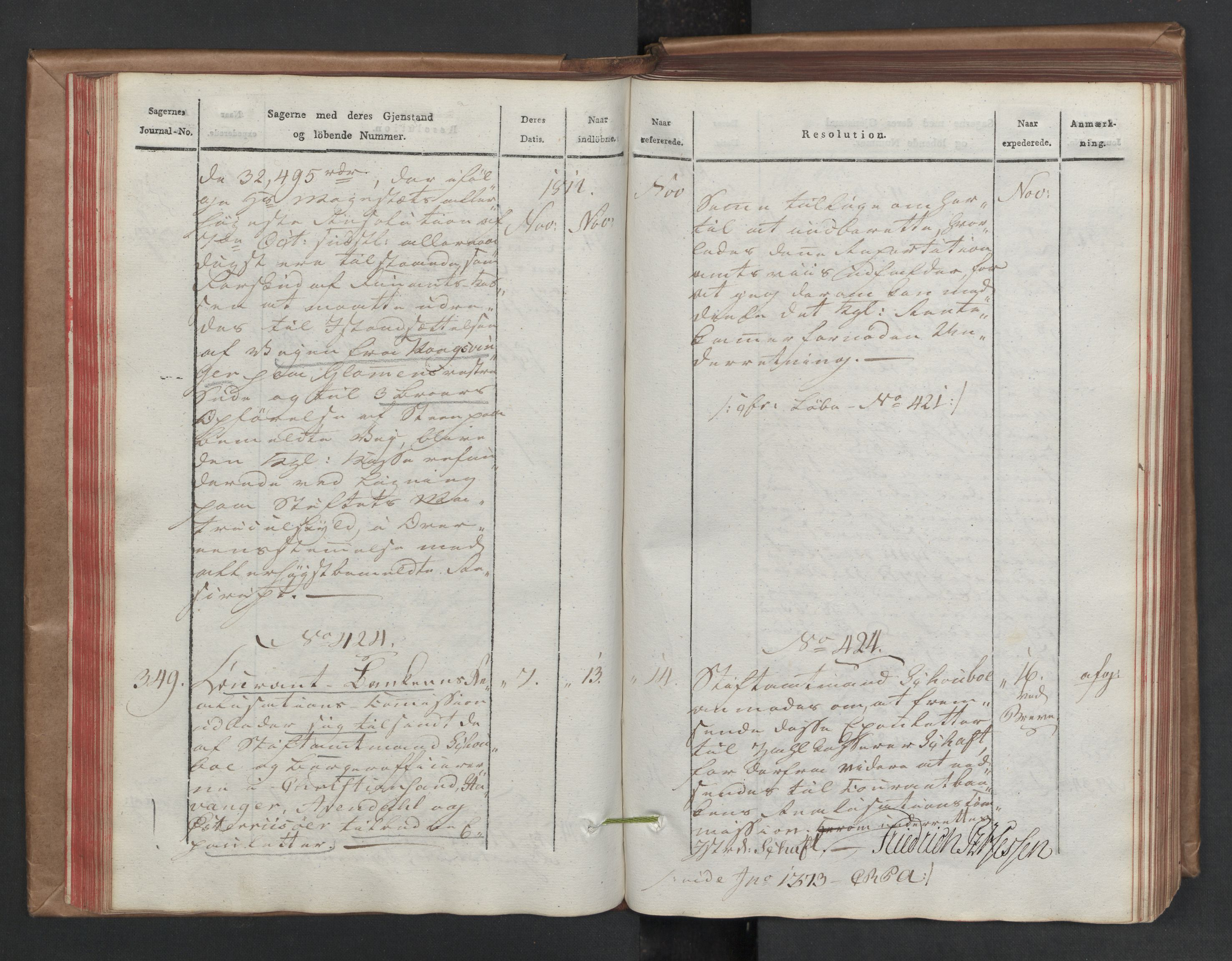 Stattholderembetet 1810-1814, 2. kontor (Kontor B), AV/RA-EA-5432/Aa/L0002: Kollegial referatprotokoll,  j.nr. 284-511,  l.nr. 328-639, 1812-1813, p. 71