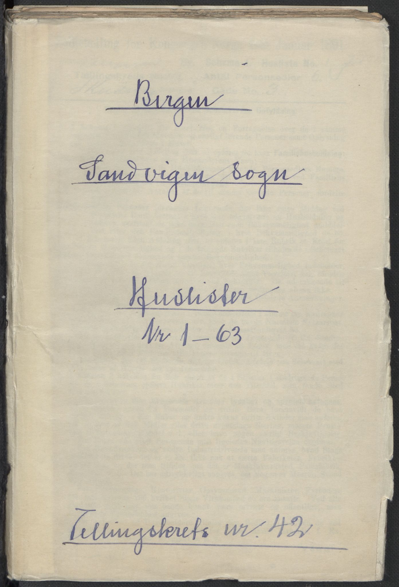 RA, 1891 Census for 1301 Bergen, 1891, p. 7047