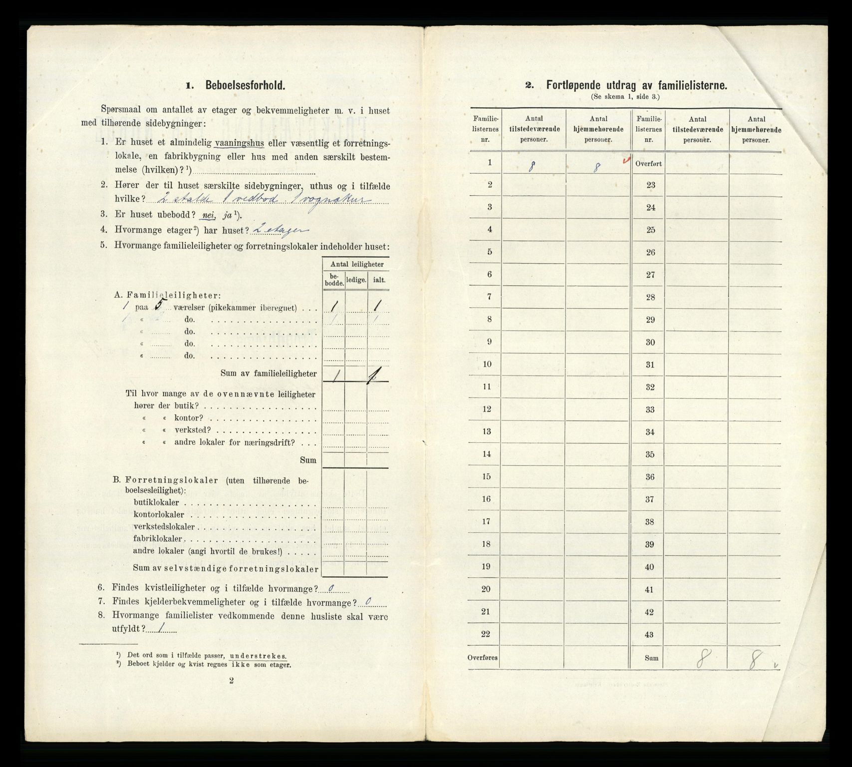 RA, 1910 census for Trondheim, 1910, p. 10116