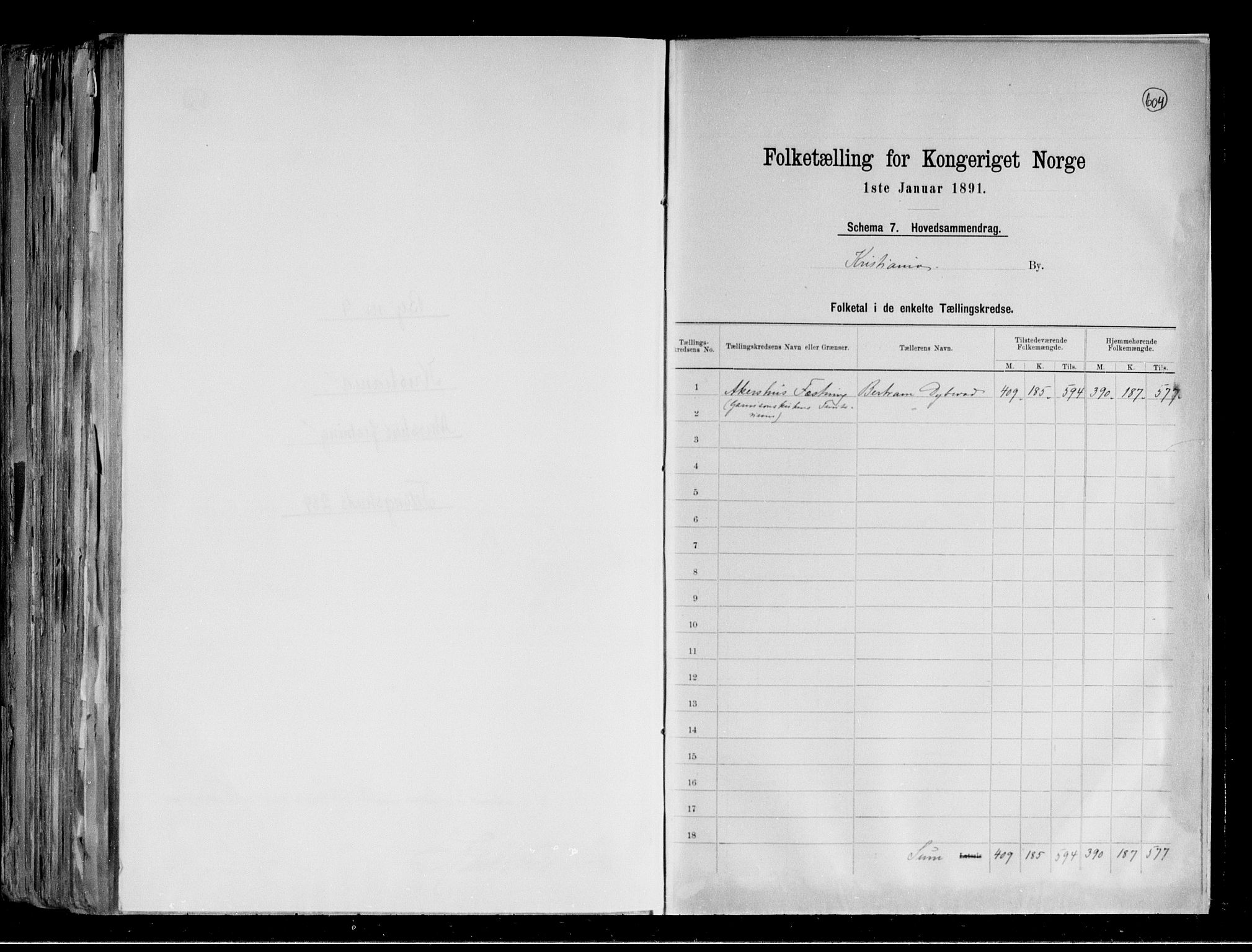 RA, 1891 census for 0301 Kristiania, 1891, p. 173450