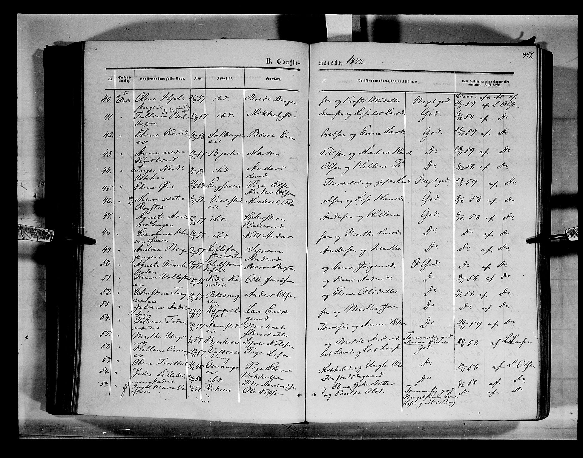 Løten prestekontor, AV/SAH-PREST-022/K/Ka/L0008: Parish register (official) no. 8, 1860-1877, p. 347