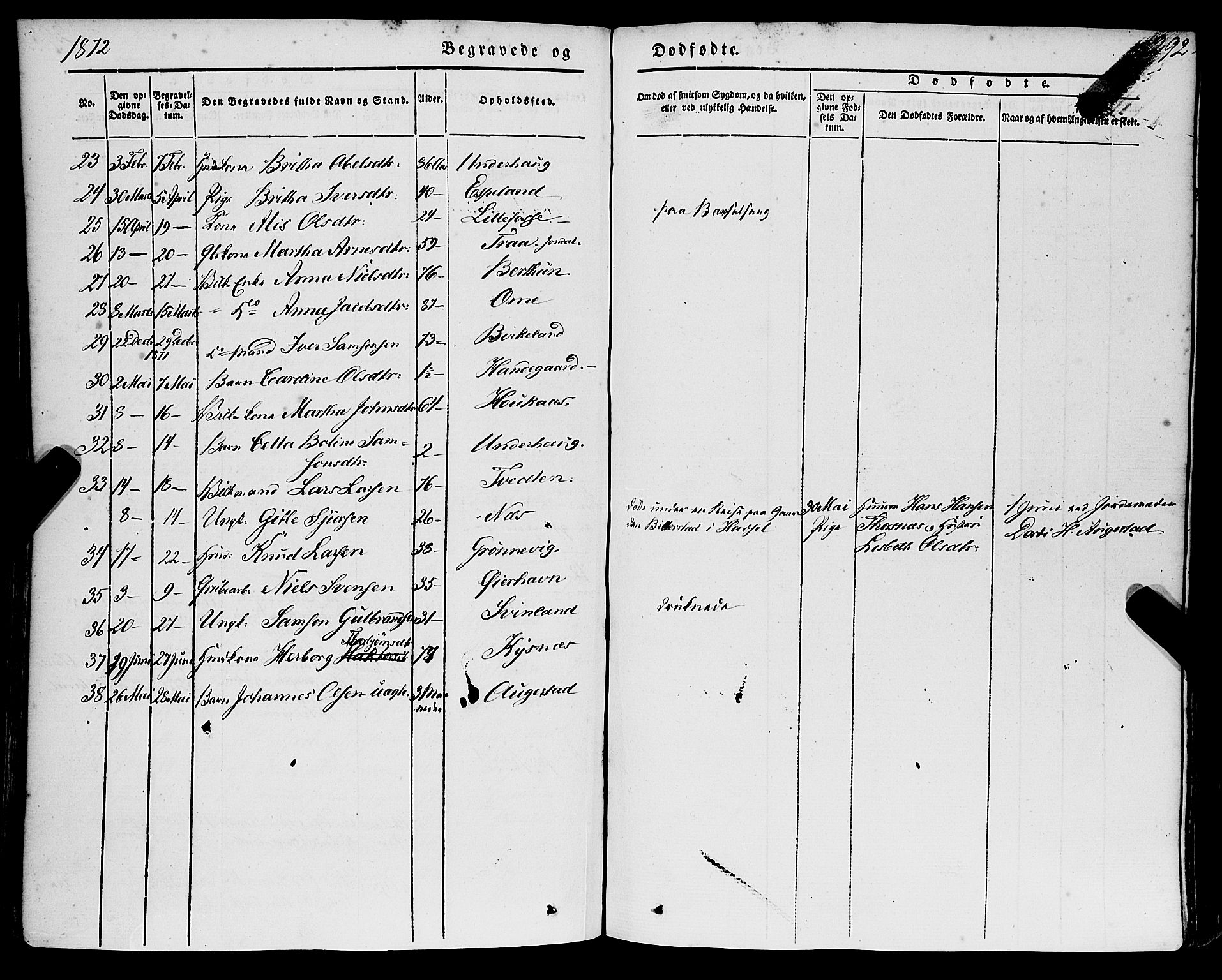 Strandebarm sokneprestembete, AV/SAB-A-78401/H/Haa: Parish register (official) no. A 7, 1844-1872, p. 292