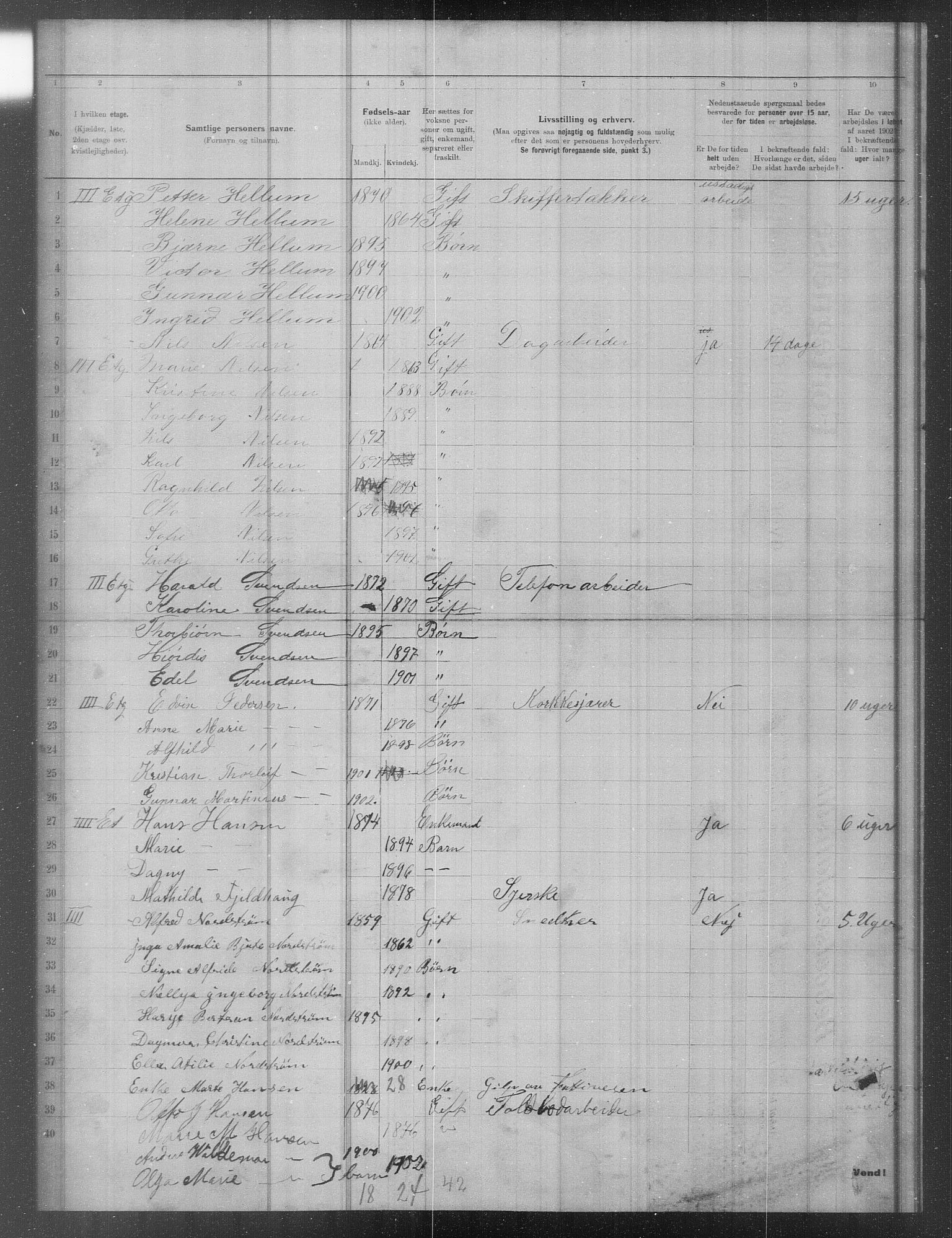 OBA, Municipal Census 1902 for Kristiania, 1902, p. 16783