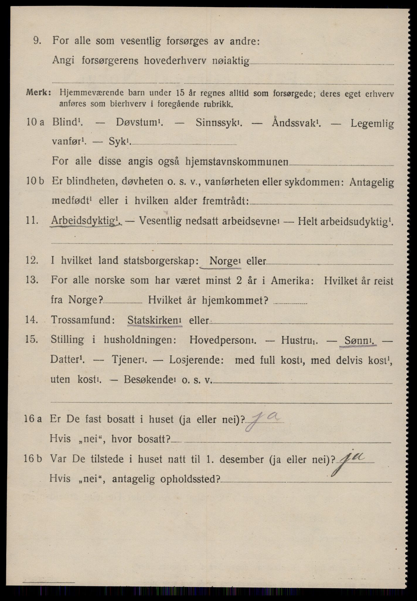 SAT, 1920 census for Edøy, 1920, p. 1613