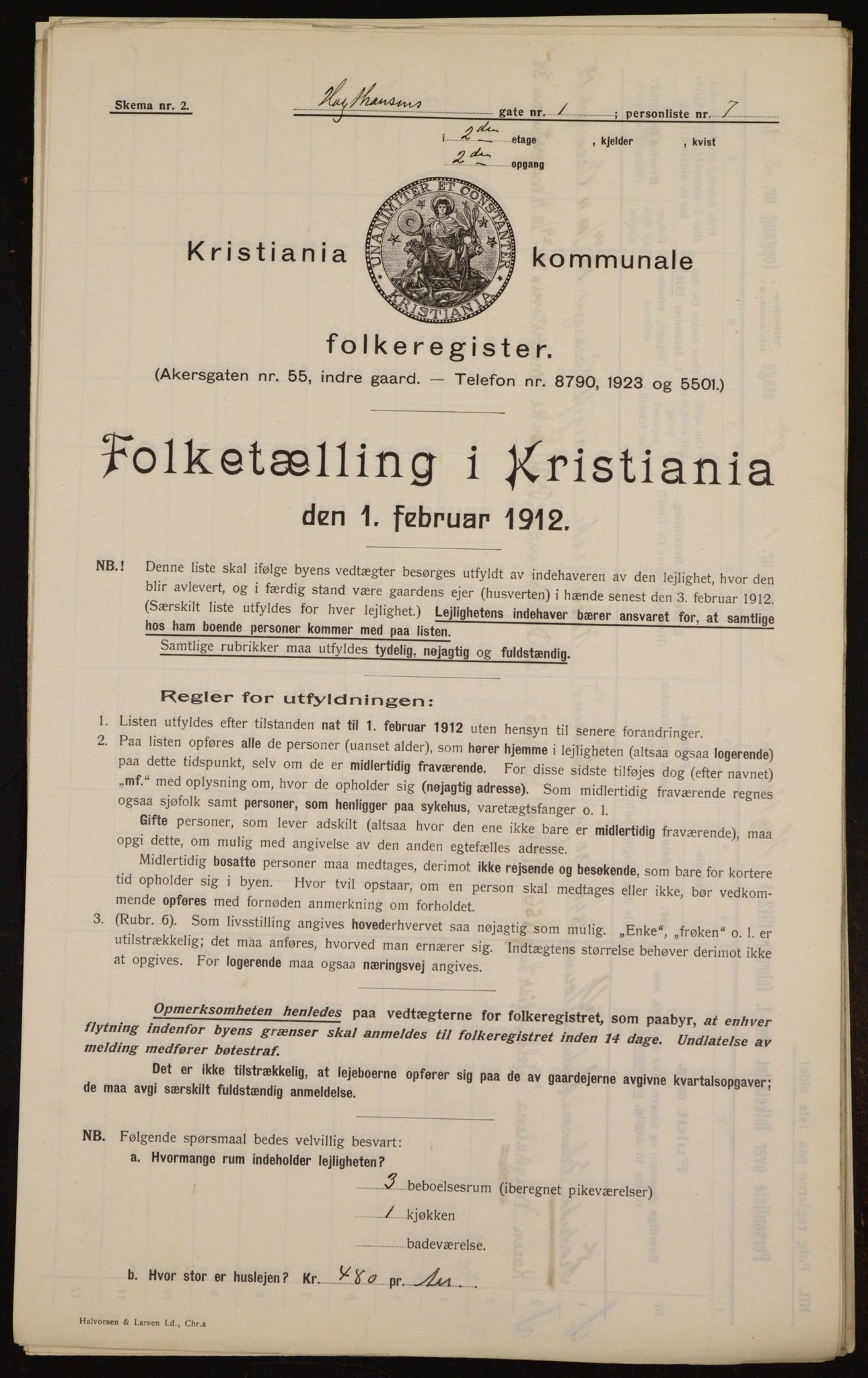 OBA, Municipal Census 1912 for Kristiania, 1912, p. 35859