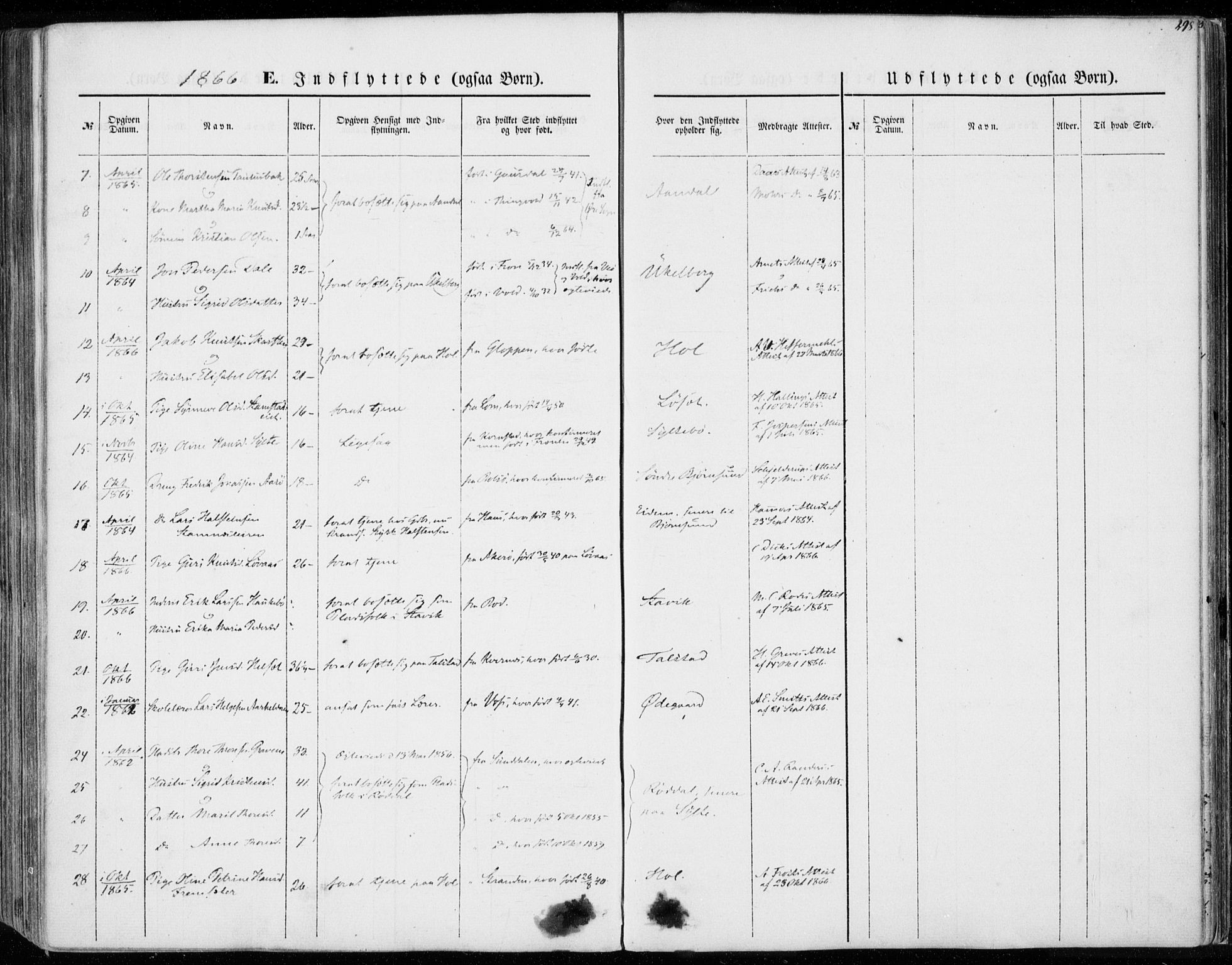Ministerialprotokoller, klokkerbøker og fødselsregistre - Møre og Romsdal, SAT/A-1454/565/L0748: Parish register (official) no. 565A02, 1845-1872, p. 298