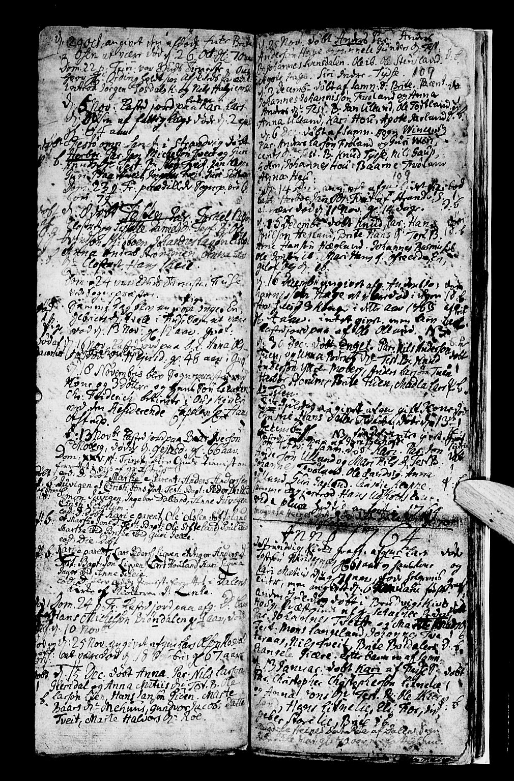 Os sokneprestembete, SAB/A-99929: Parish register (official) no. A 8, 1760-1765, p. 109