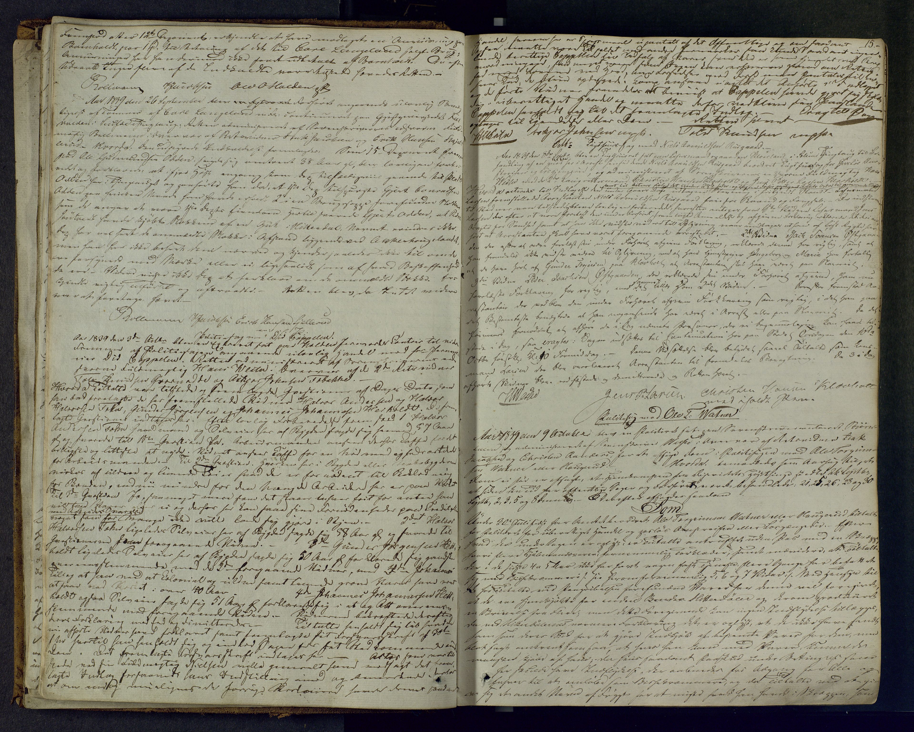 Nedre Telemark sorenskriveri, AV/SAKO-A-135/F/Fc/Fca/L0007: Ekstrarettsprotokoll, 1839-1846, p. 15
