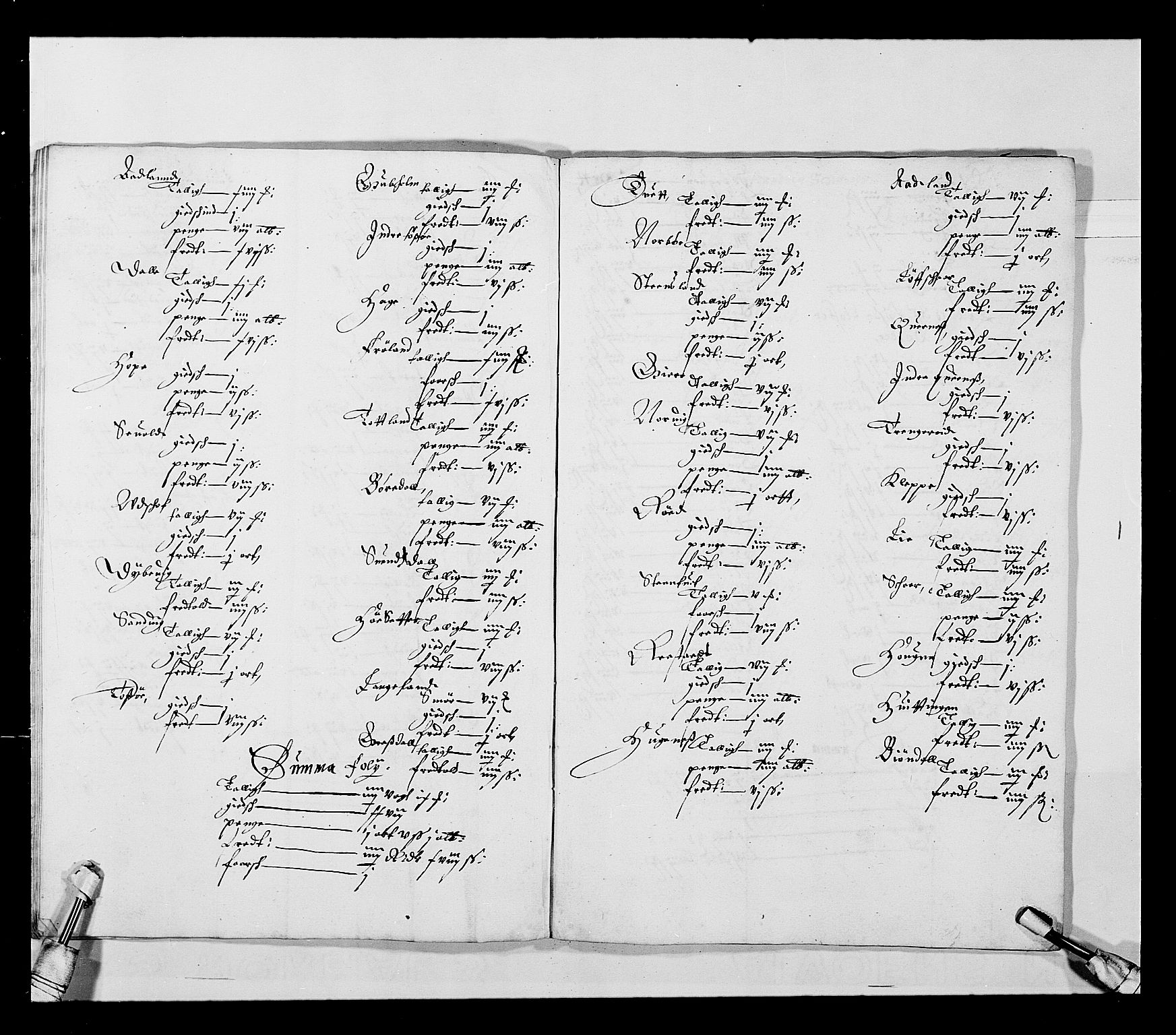 Stattholderembetet 1572-1771, AV/RA-EA-2870/Ek/L0026/0001: Jordebøker 1633-1658: / Jordebøker for Bergenhus len, 1646-1647, p. 12