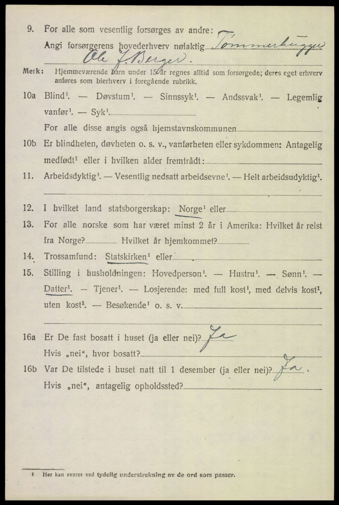 SAH, 1920 census for Øvre Rendal, 1920, p. 3784