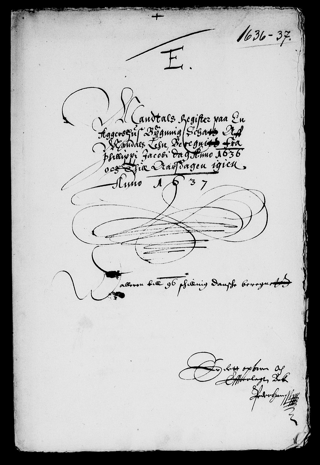 Rentekammeret inntil 1814, Reviderte regnskaper, Lensregnskaper, AV/RA-EA-5023/R/Rb/Rbq/L0025: Nedenes len. Mandals len. Råbyggelag., 1636-1637