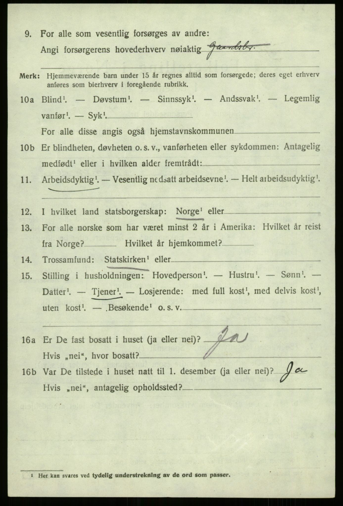 SAB, 1920 census for Luster, 1920, p. 5773