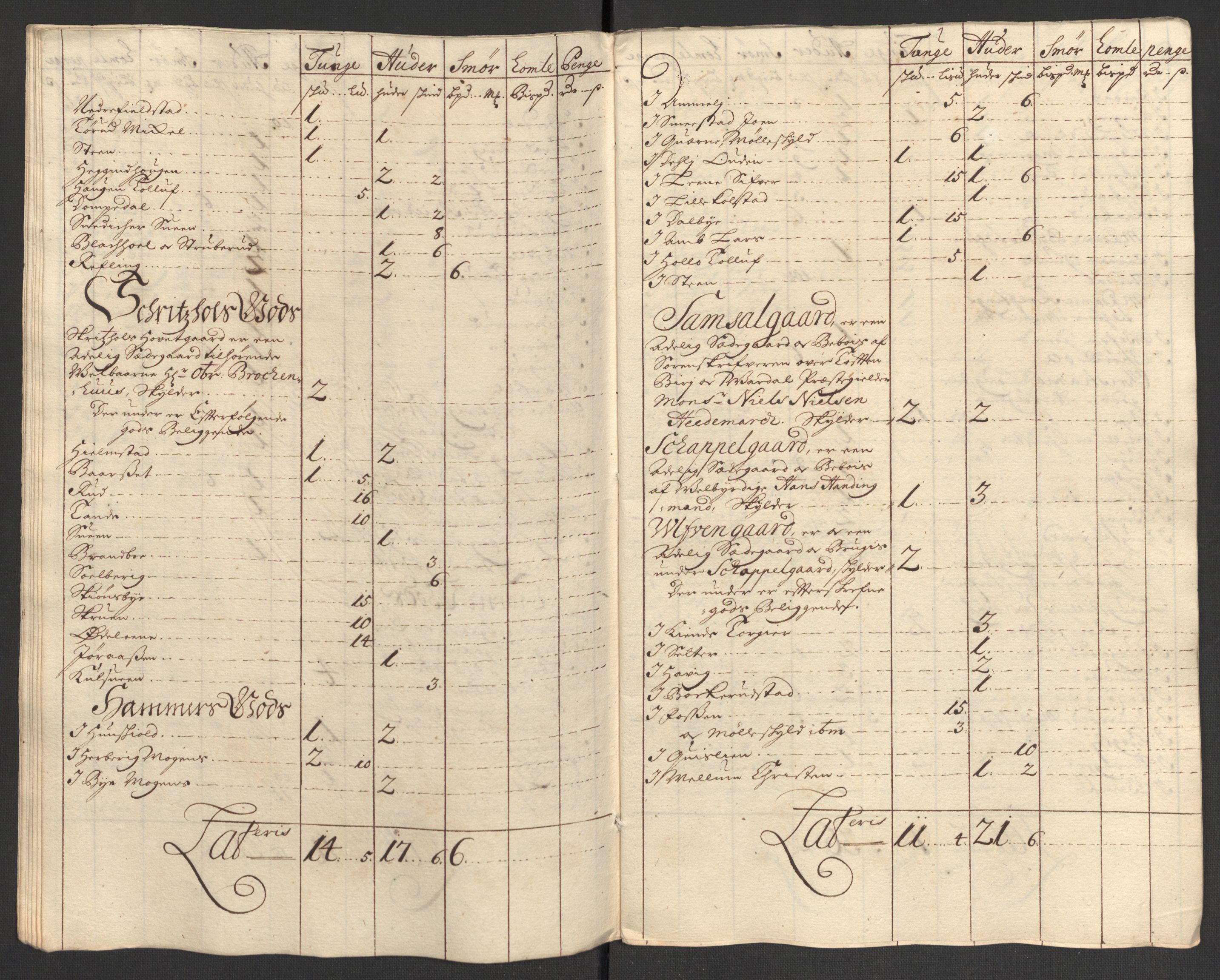 Rentekammeret inntil 1814, Reviderte regnskaper, Fogderegnskap, AV/RA-EA-4092/R16/L1039: Fogderegnskap Hedmark, 1700, p. 160