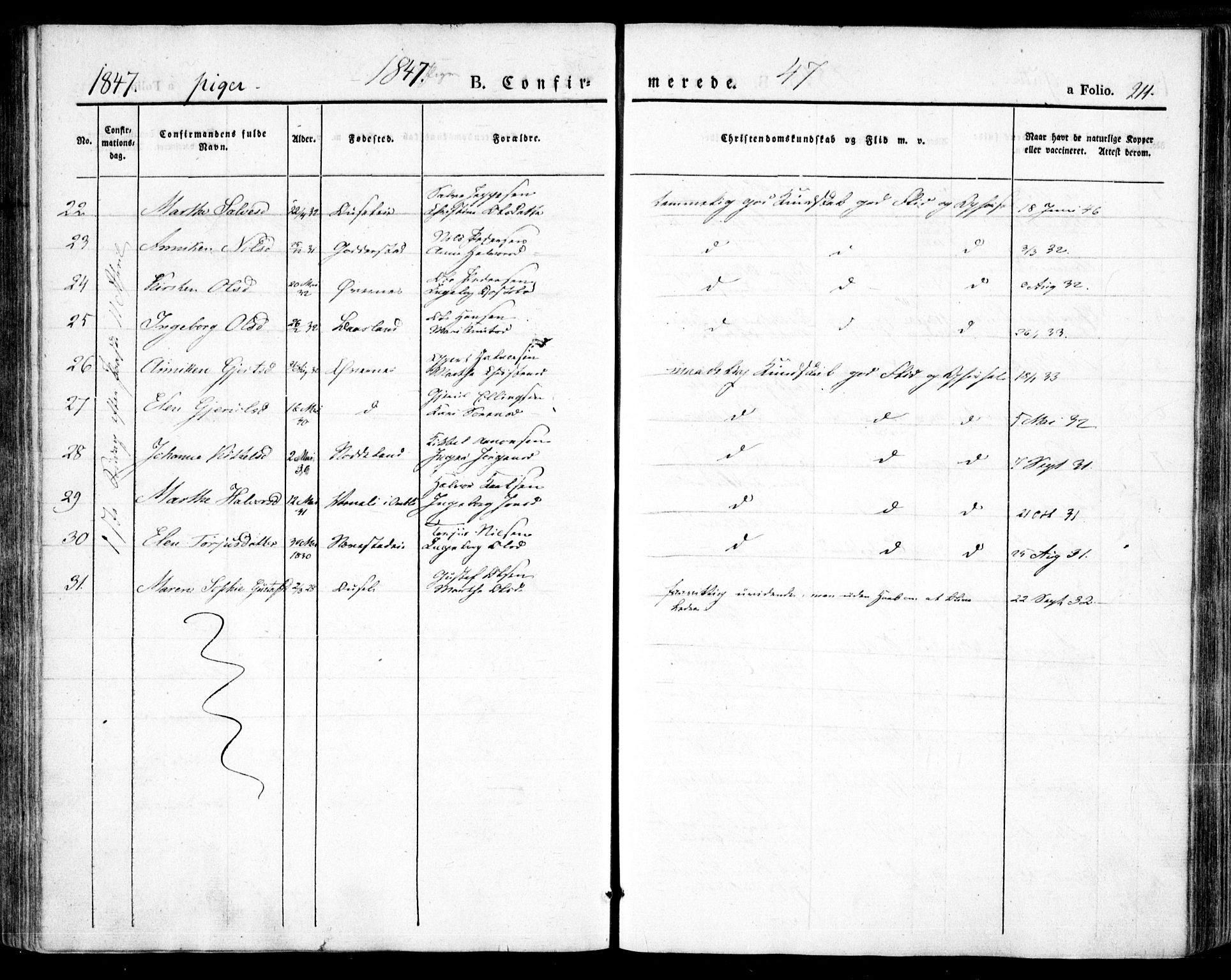 Holt sokneprestkontor, AV/SAK-1111-0021/F/Fa/L0007: Parish register (official) no. A 7, 1836-1848, p. 211