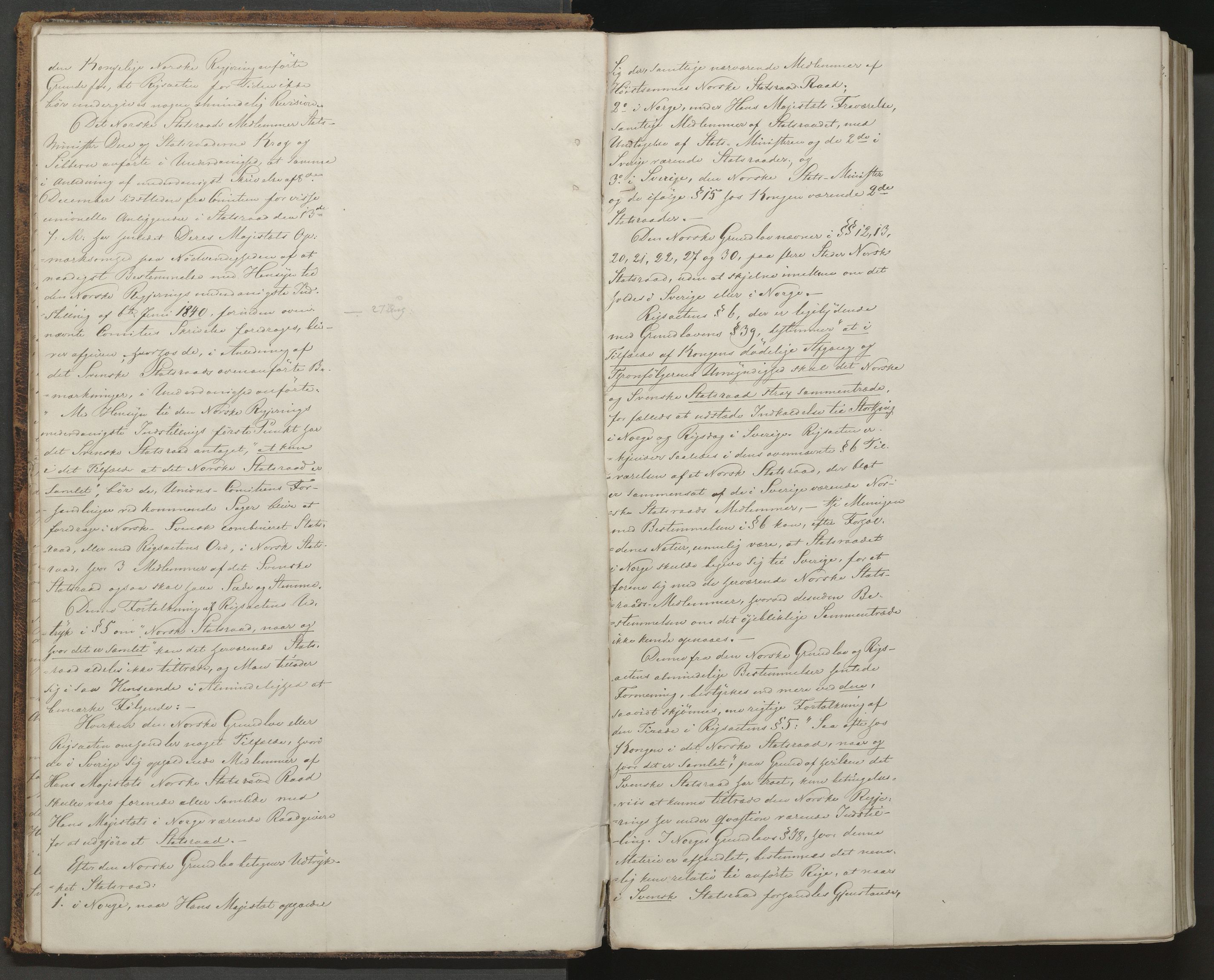 Statsrådssekretariatet, AV/RA-S-1001/A/Ab/L0055: Kgl. res. nr. 1-887, 1. halvår, 1842