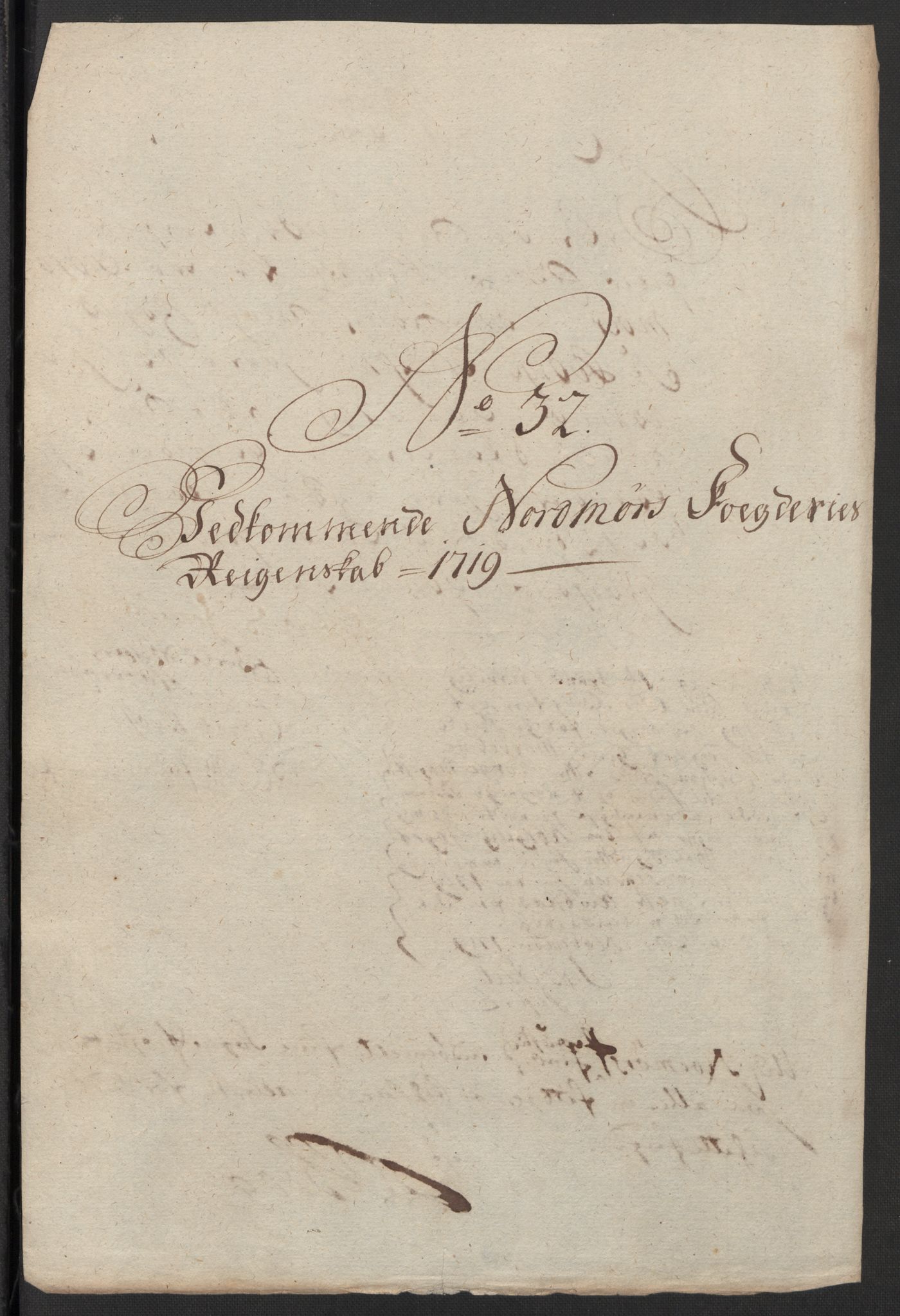 Rentekammeret inntil 1814, Reviderte regnskaper, Fogderegnskap, AV/RA-EA-4092/R56/L3752: Fogderegnskap Nordmøre, 1719, p. 209