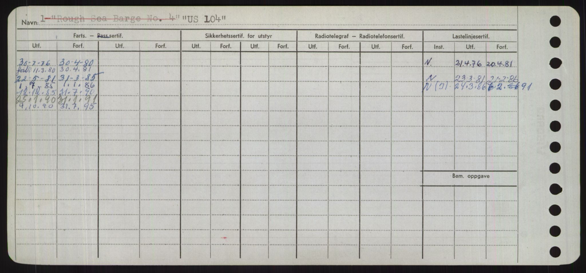 Sjøfartsdirektoratet med forløpere, Skipsmålingen, AV/RA-S-1627/H/Hd/L0040: Fartøy, U-Ve, p. 152