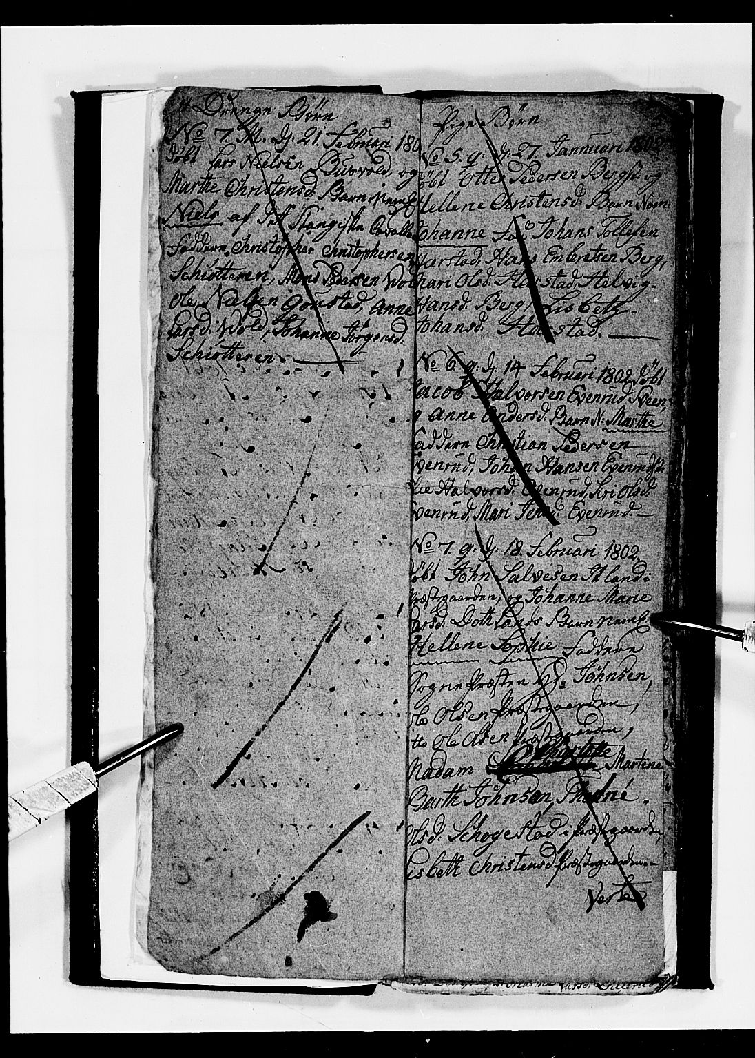 Romedal prestekontor, SAH/PREST-004/L/L0003: Parish register (copy) no. 3, 1801-1806, p. 4-5