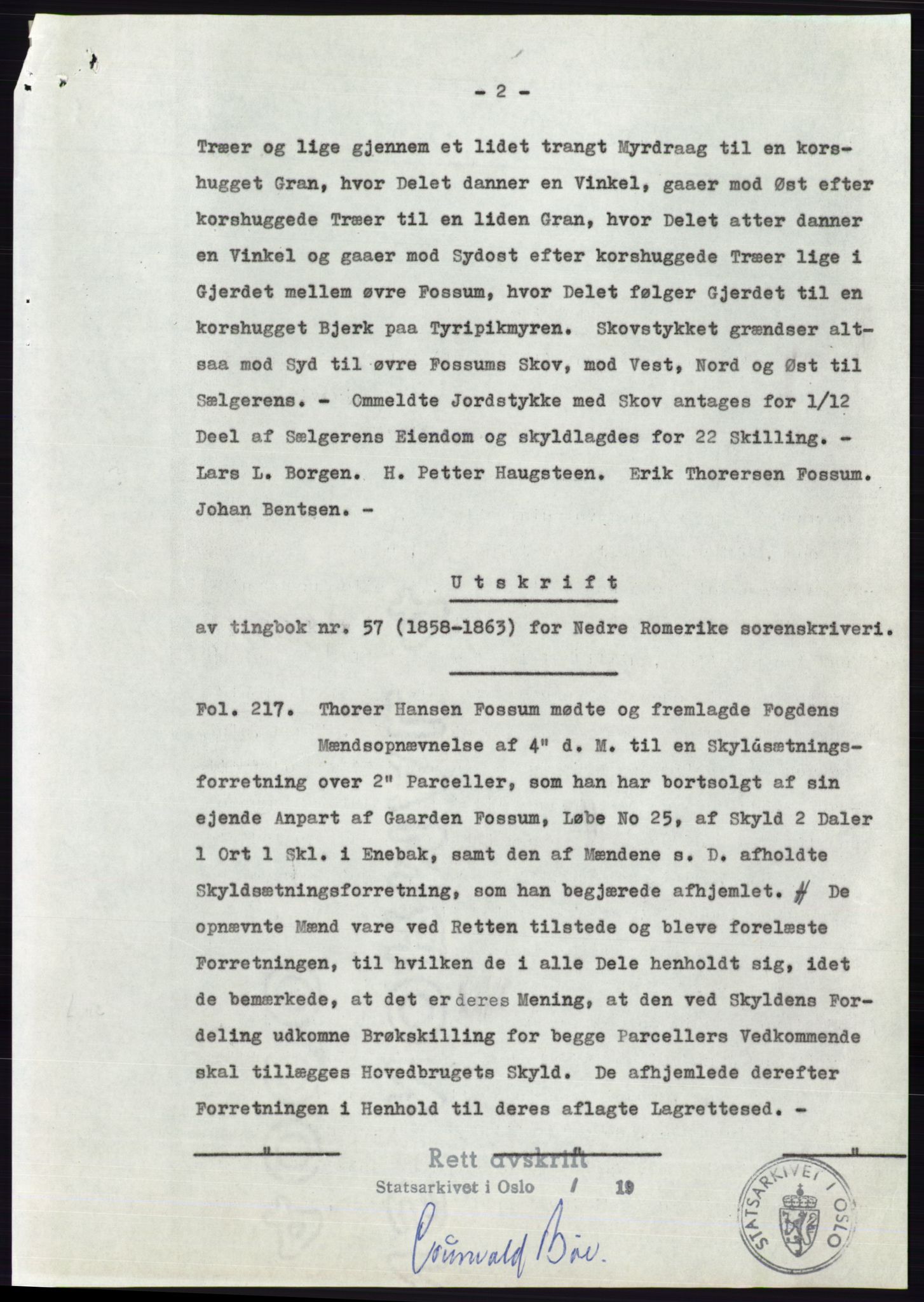 Statsarkivet i Oslo, AV/SAO-A-10621/Z/Zd/L0006: Avskrifter, j.nr 5-792/1957, 1957, p. 472