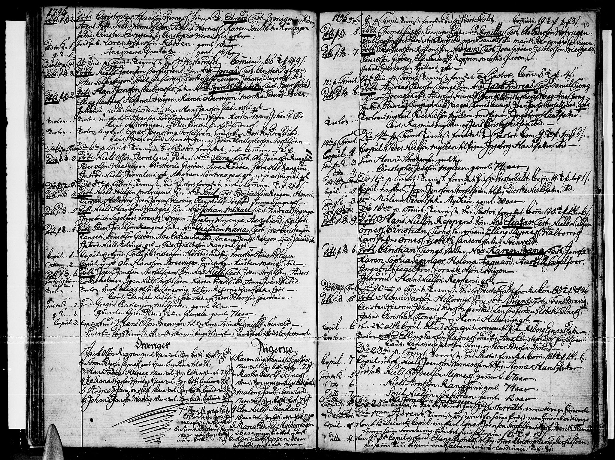 Ministerialprotokoller, klokkerbøker og fødselsregistre - Nordland, SAT/A-1459/841/L0591: Parish register (official) no. 841A03 /1, 1777-1819, p. 89-90