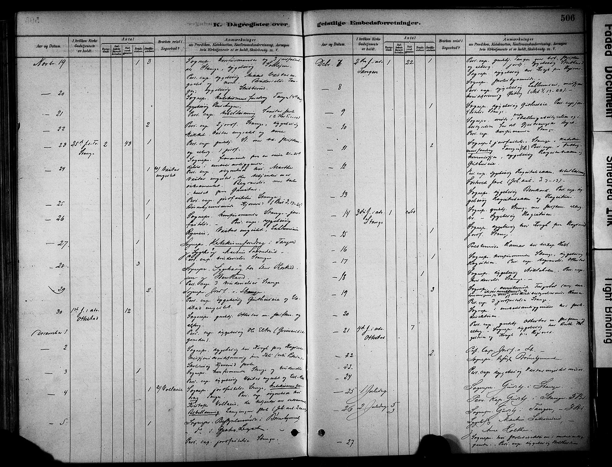 Stange prestekontor, AV/SAH-PREST-002/K/L0017: Parish register (official) no. 17, 1880-1893, p. 506