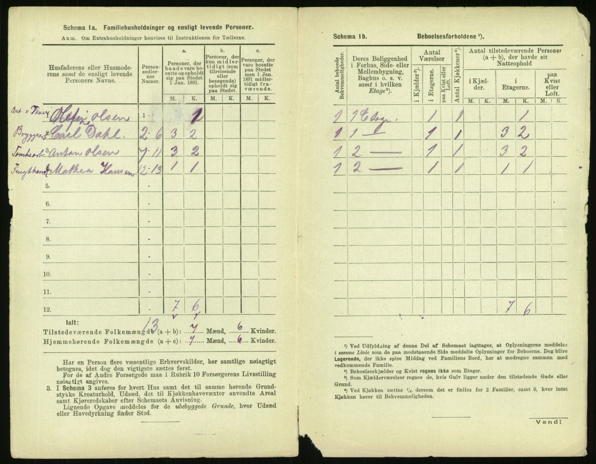 RA, 1891 census for 0301 Kristiania, 1891, p. 98896