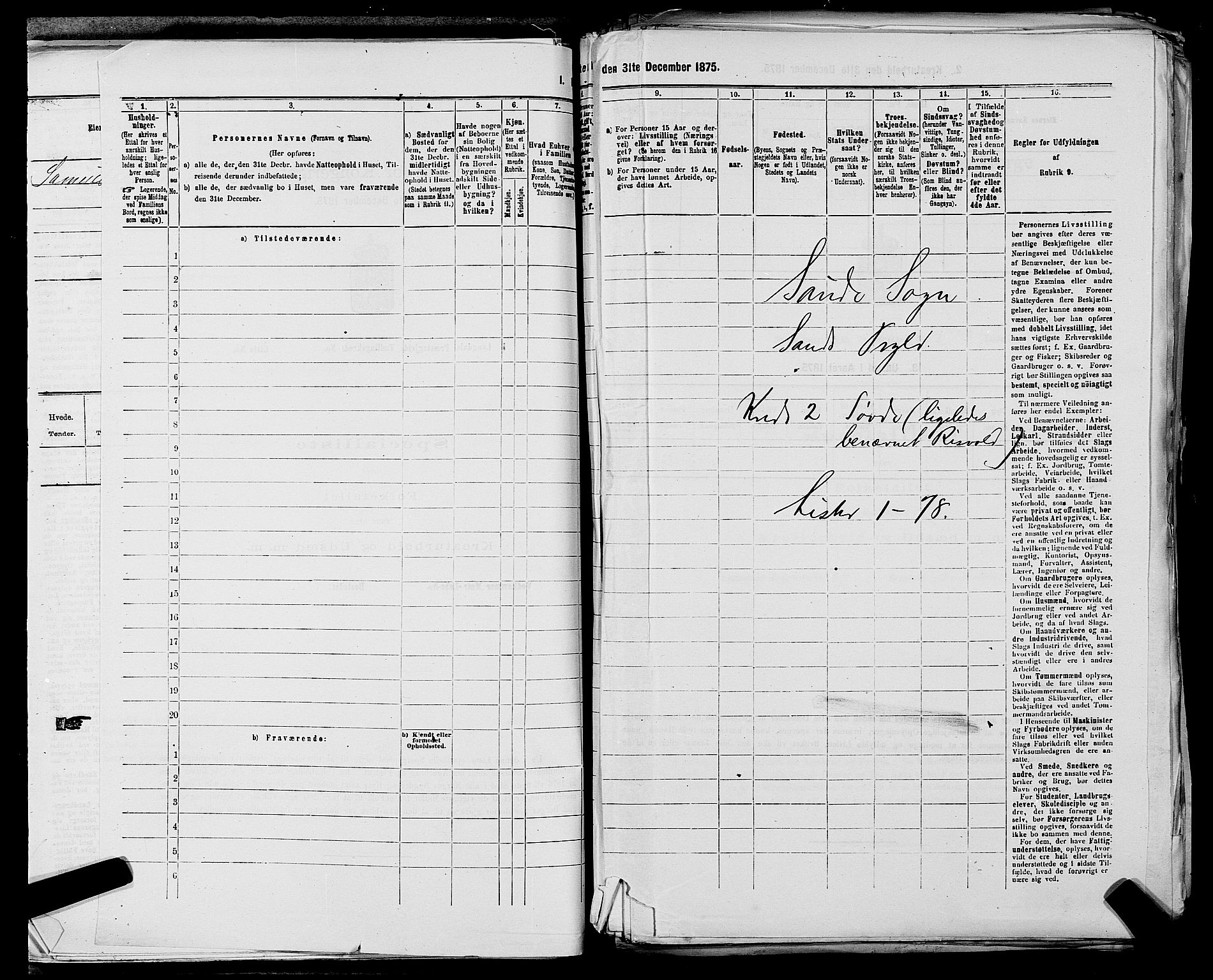 SAST, 1875 census for 1136P Sand, 1875, p. 845