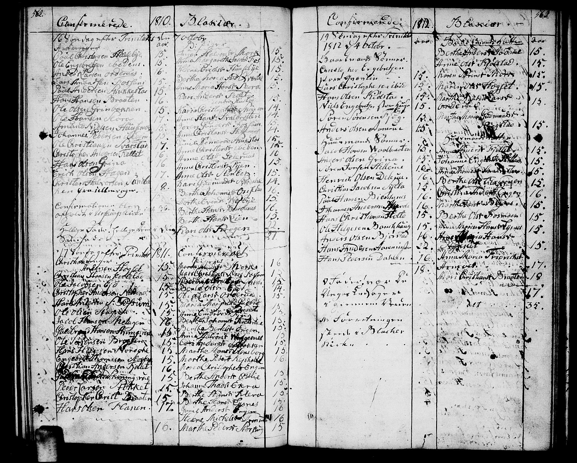 Aurskog prestekontor Kirkebøker, SAO/A-10304a/F/Fa/L0004: Parish register (official) no. I 4, 1807-1814, p. 562-563