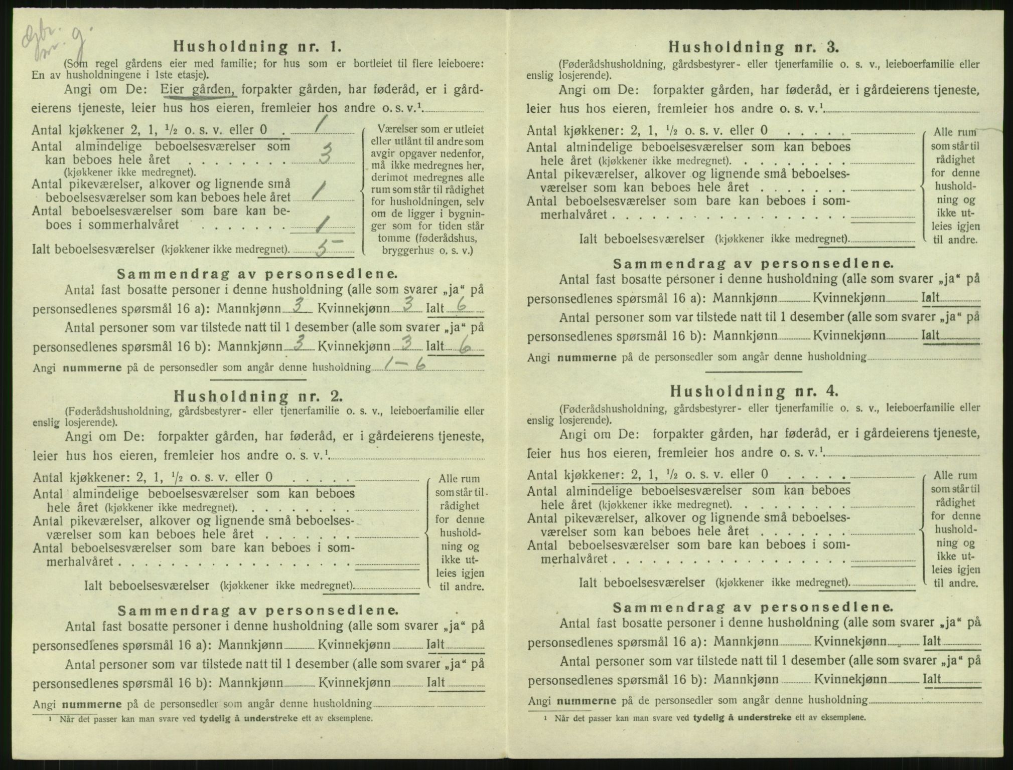 SAT, 1920 census for Haram, 1920, p. 178