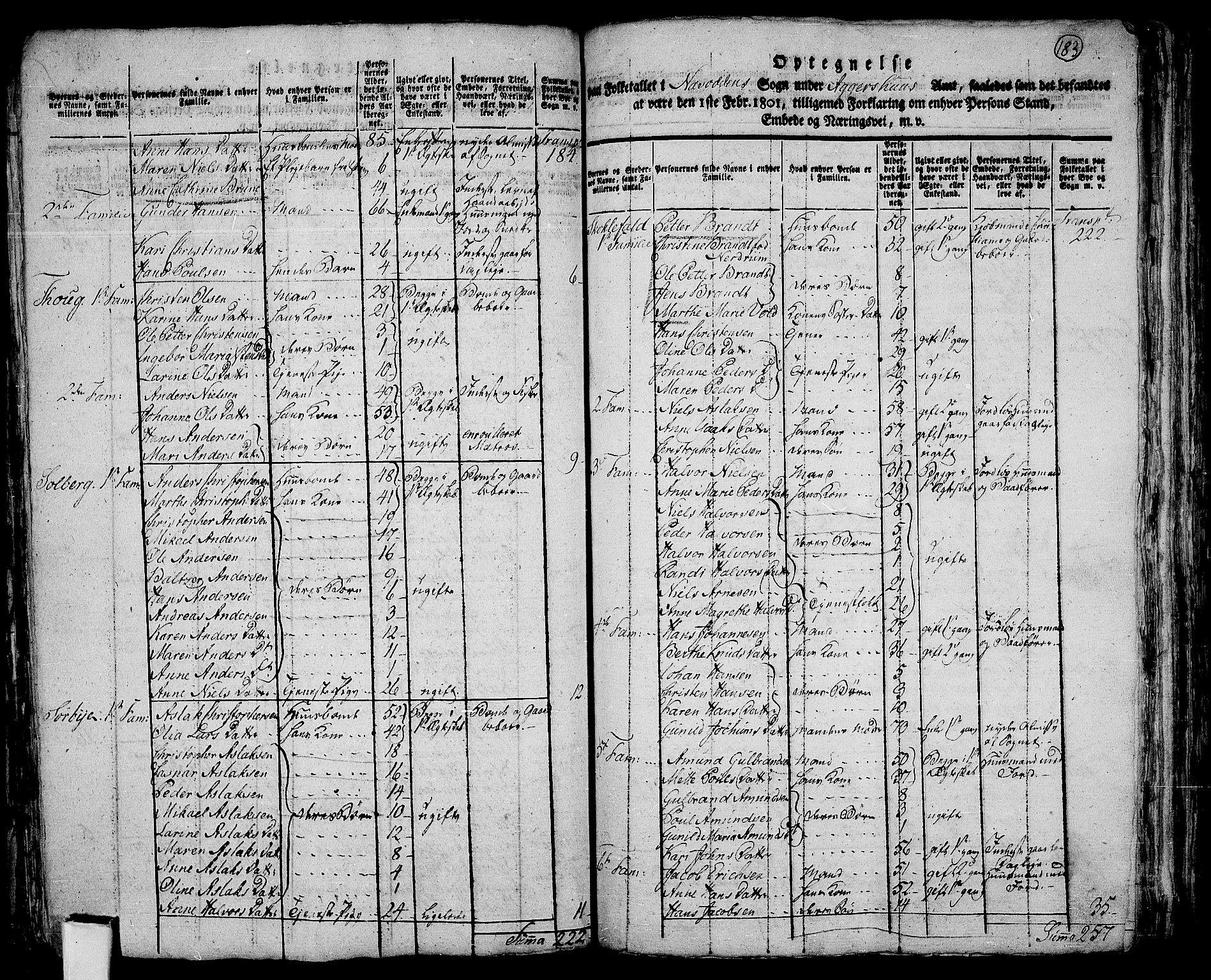 RA, 1801 census for 0216P Nesodden, 1801, p. 182b-183a