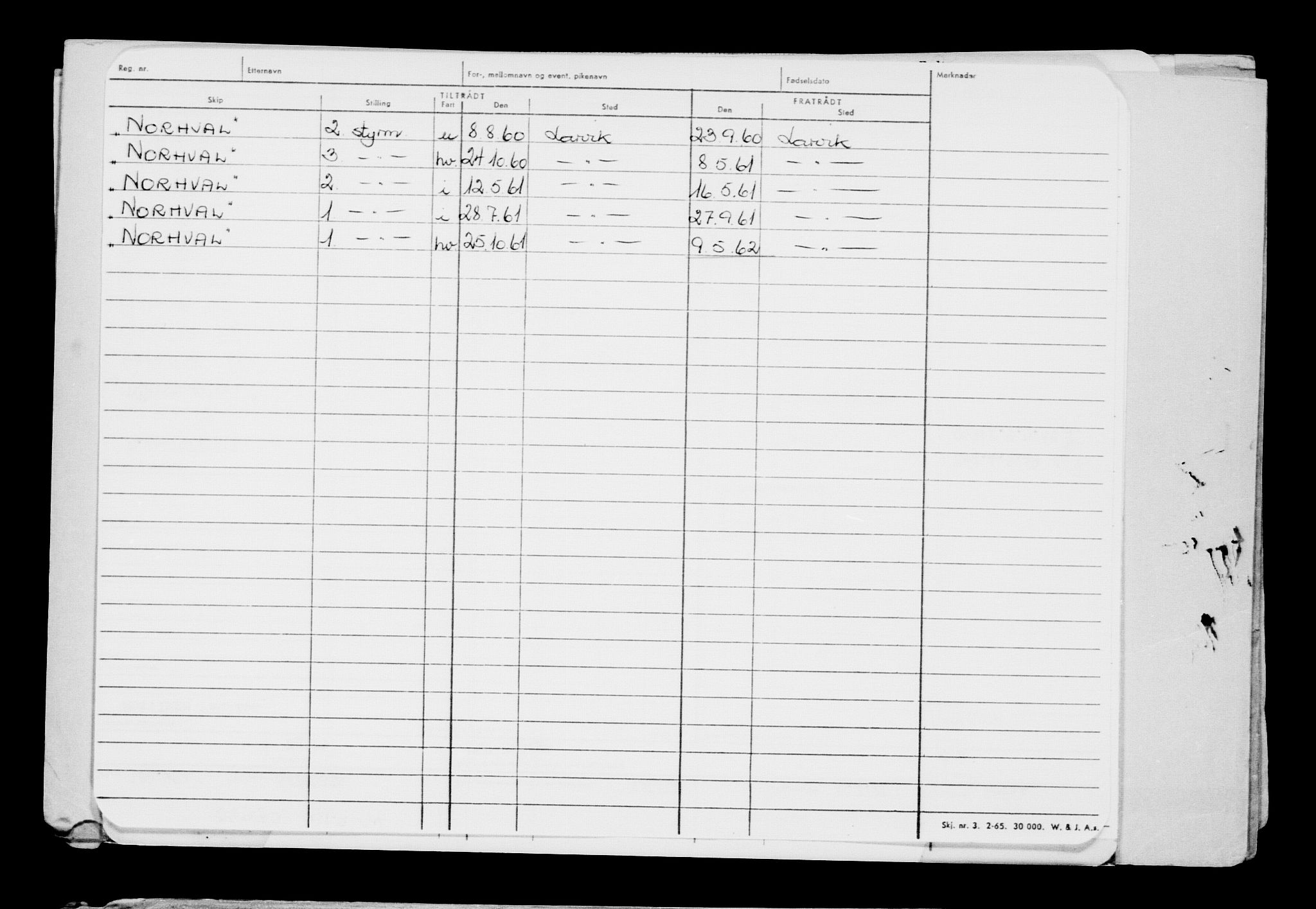 Direktoratet for sjømenn, AV/RA-S-3545/G/Gb/L0191: Hovedkort, 1921, p. 163