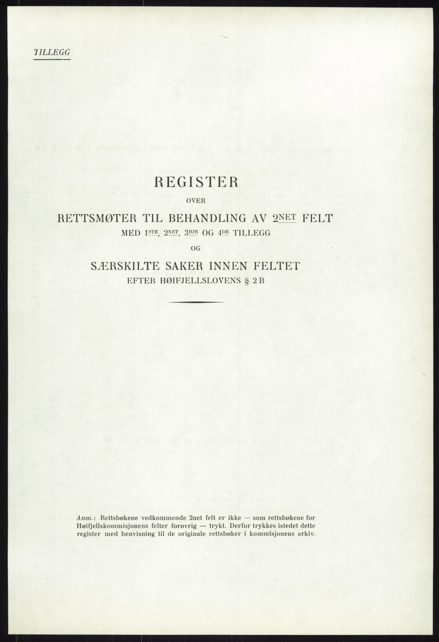 Høyfjellskommisjonen, AV/RA-S-1546/X/Xa/L0001: Nr. 1-33, 1909-1953, p. 1150