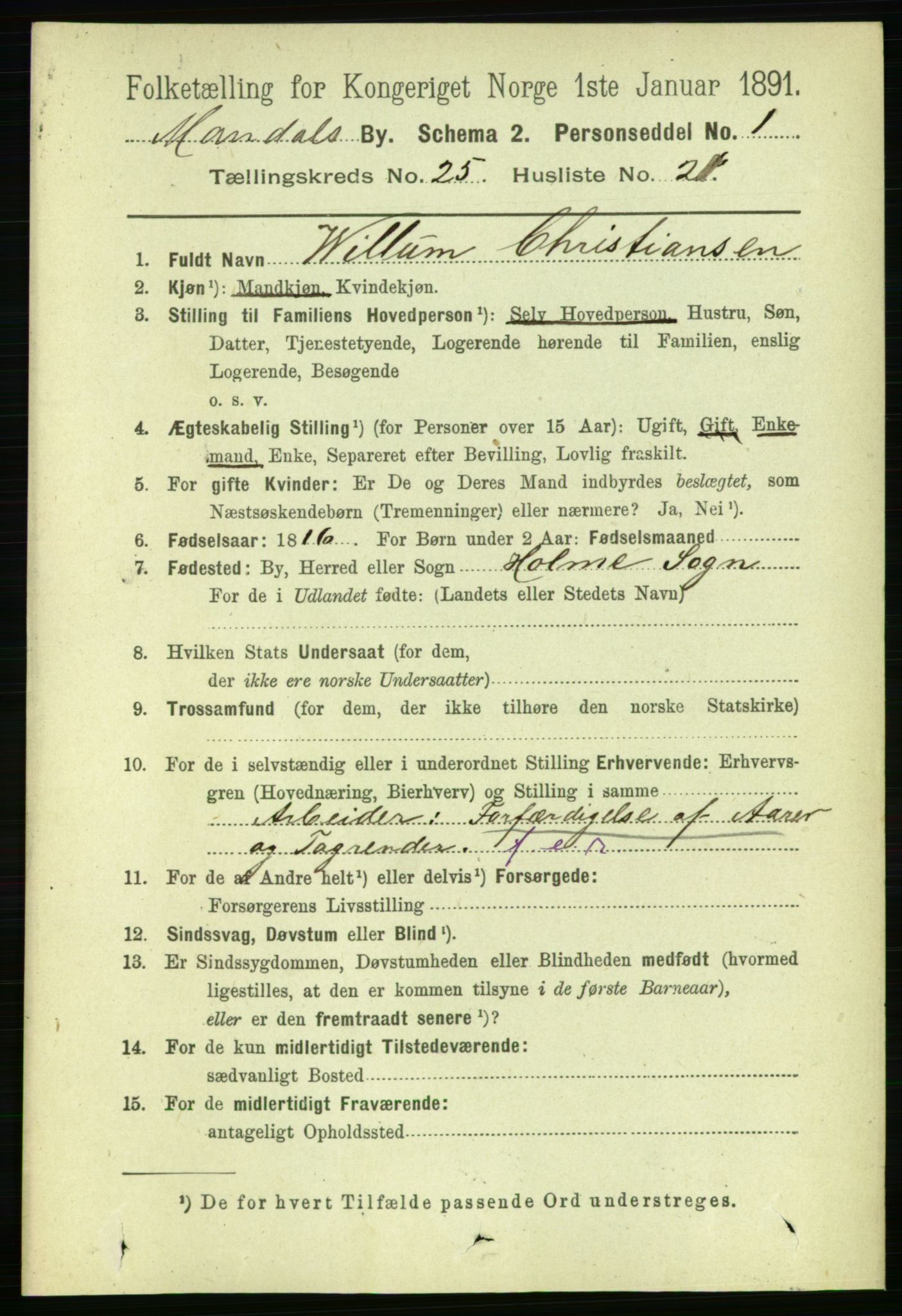 RA, 1891 census for 1002 Mandal, 1891, p. 4745