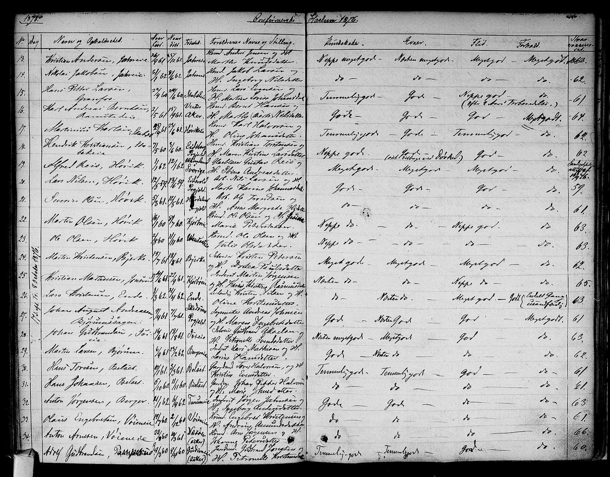 Asker prestekontor Kirkebøker, SAO/A-10256a/F/Fa/L0009: Parish register (official) no. I 9, 1825-1878, p. 328