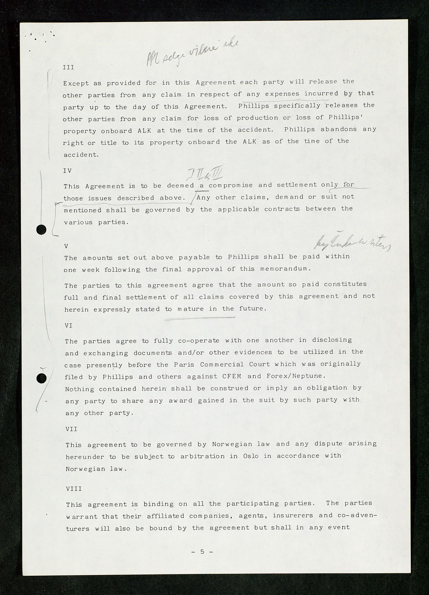 Pa 1503 - Stavanger Drilling AS, AV/SAST-A-101906/Da/L0017: Alexander L. Kielland - Saks- og korrespondansearkiv, 1981-1984, p. 102