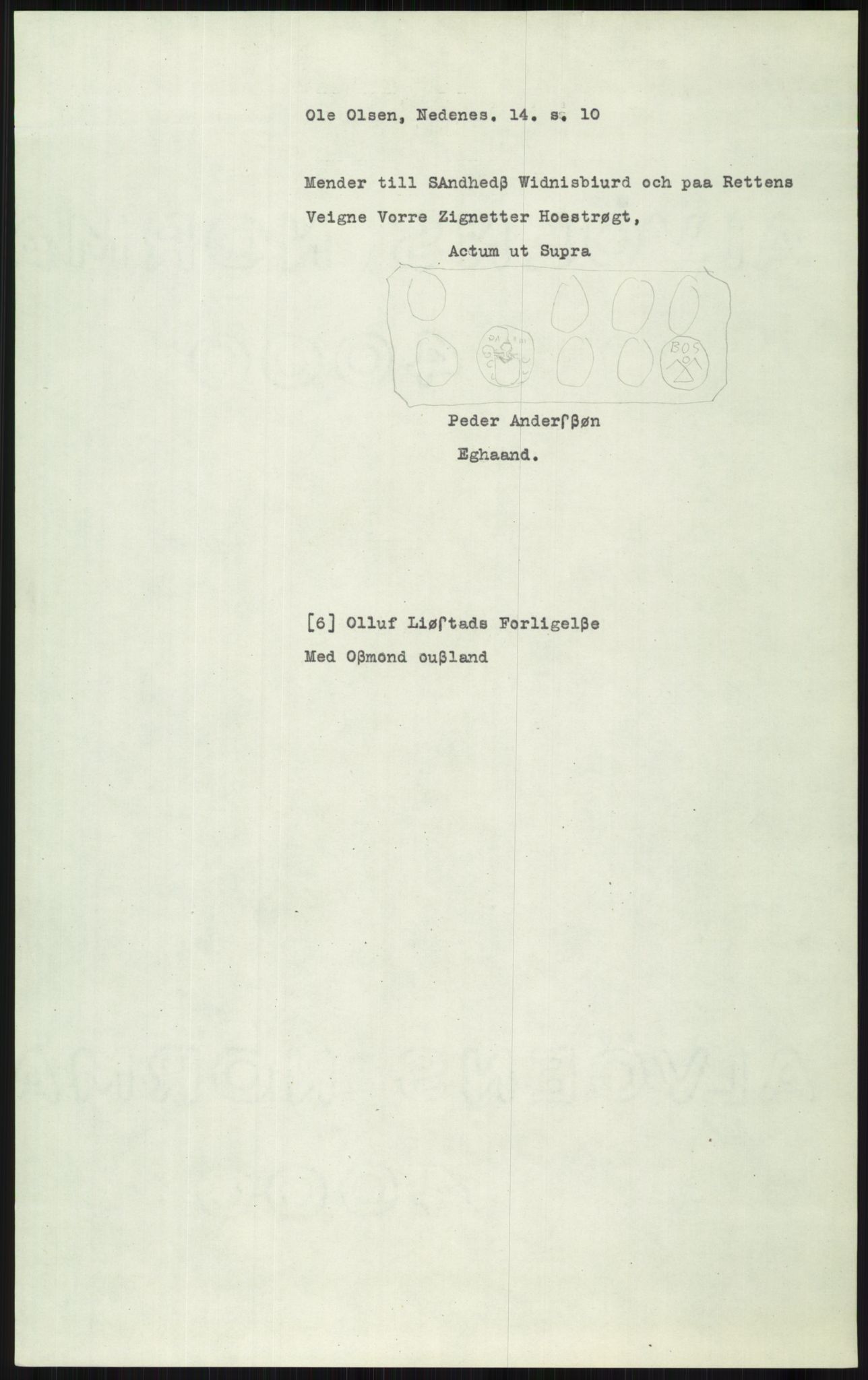 Samlinger til kildeutgivelse, Diplomavskriftsamlingen, AV/RA-EA-4053/H/Ha, p. 3027