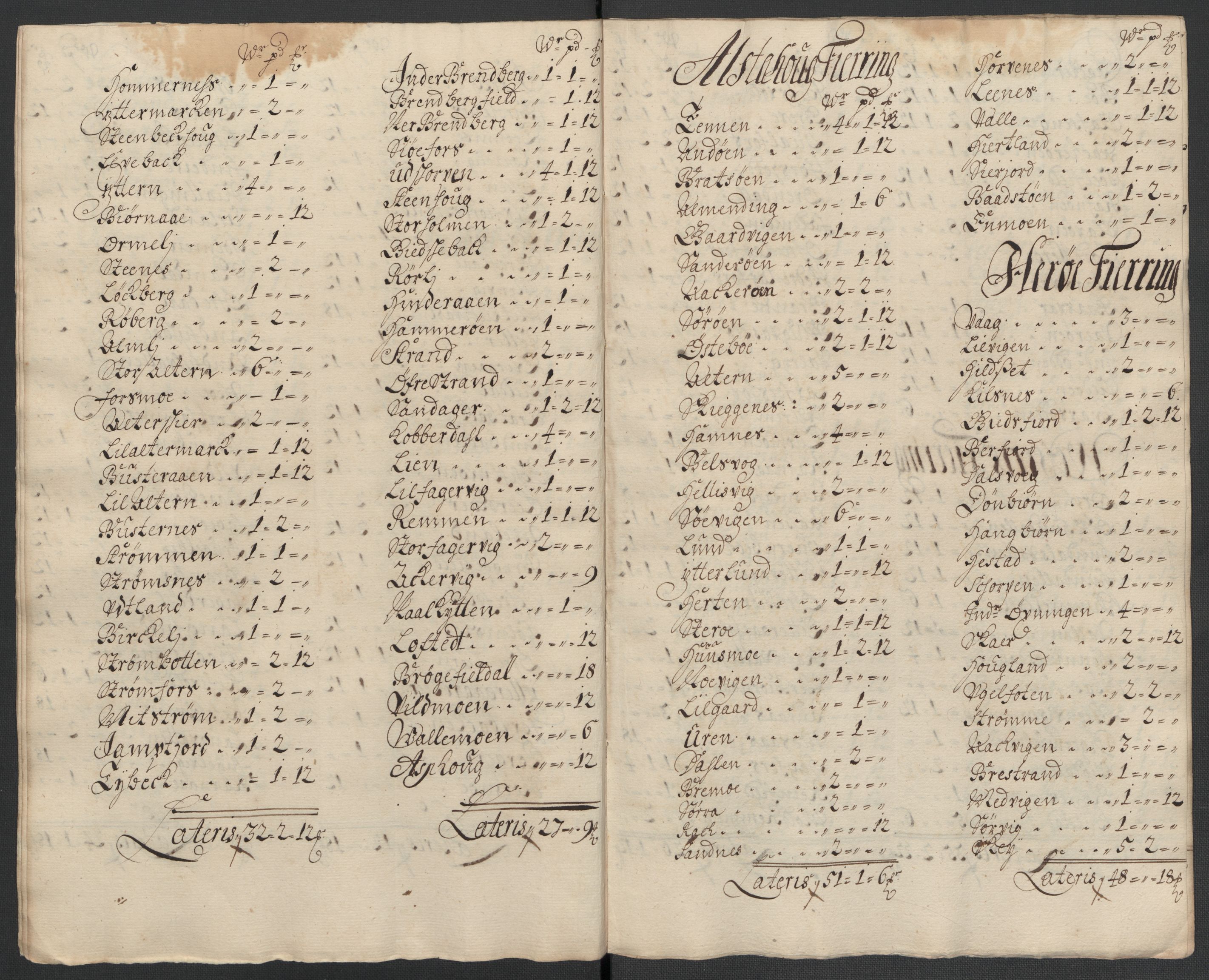 Rentekammeret inntil 1814, Reviderte regnskaper, Fogderegnskap, AV/RA-EA-4092/R65/L4508: Fogderegnskap Helgeland, 1702-1705, p. 203