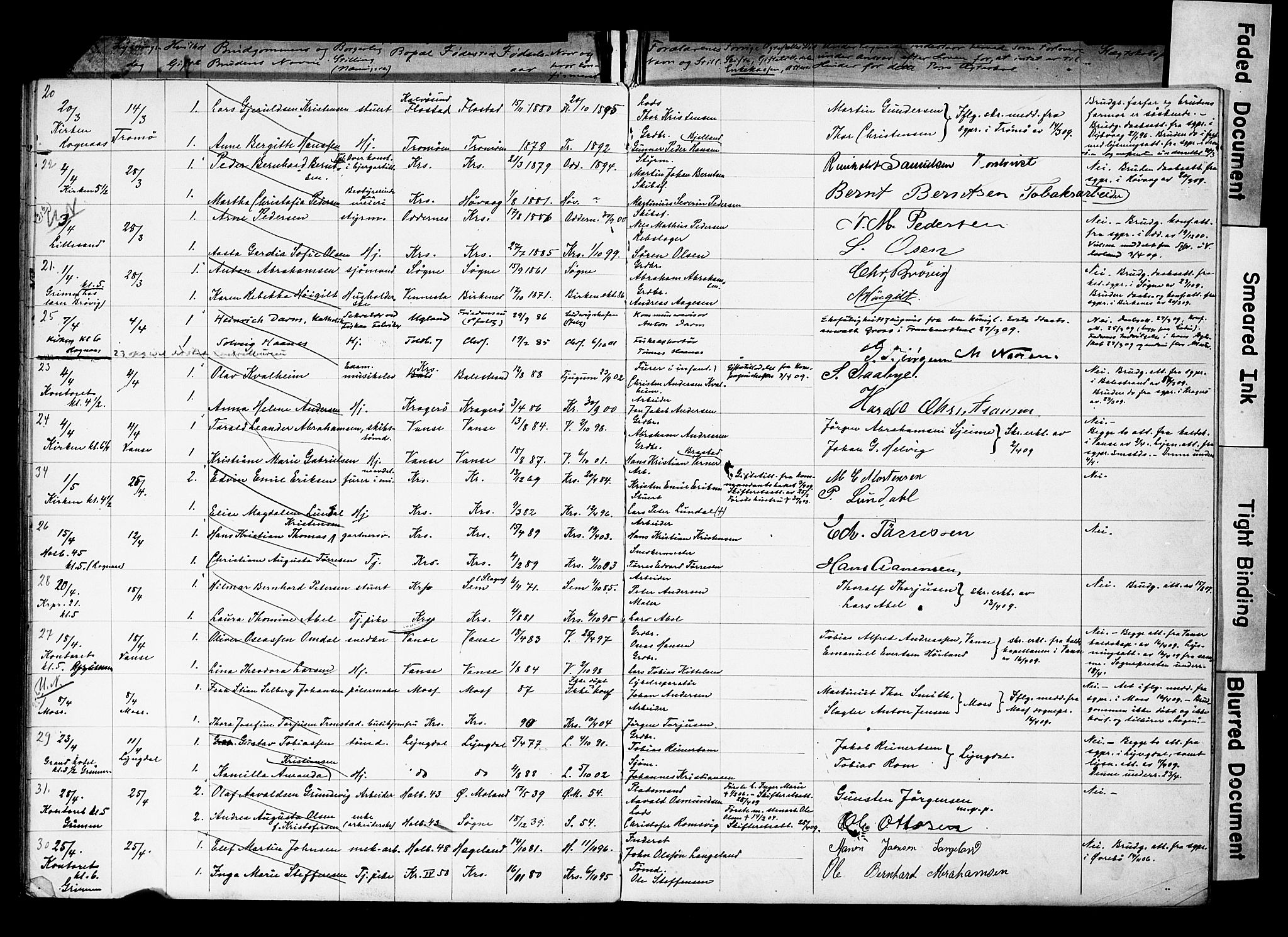 Kristiansand domprosti, AV/SAK-1112-0006/J/Je/L0003: Banns register no. A VI 19, 1903-1911, p. 39