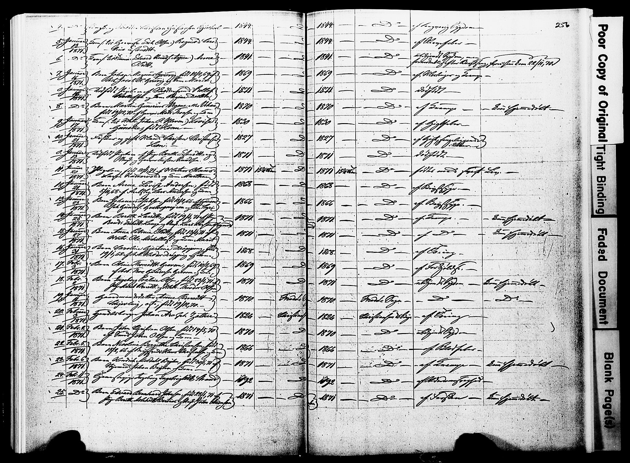 Ministerialprotokoller, klokkerbøker og fødselsregistre - Møre og Romsdal, AV/SAT-A-1454/572/L0857: Parish register (official) no. 572D01, 1866-1872, p. 255-256