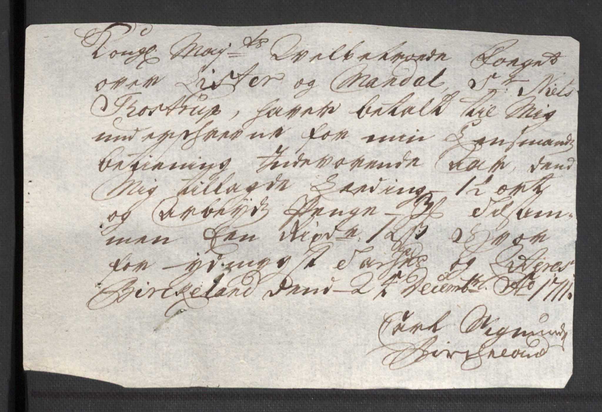 Rentekammeret inntil 1814, Reviderte regnskaper, Fogderegnskap, AV/RA-EA-4092/R43/L2554: Fogderegnskap Lista og Mandal, 1711, p. 155