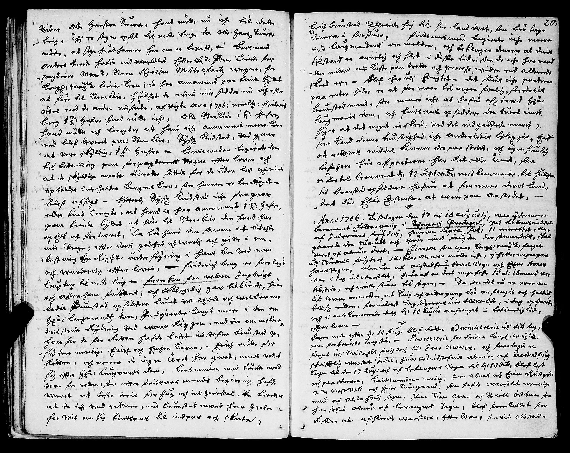 Inderøy sorenskriveri, AV/SAT-A-4147/1/1/1A/L0006: Tingbok, 1706-1710, p. 19b-20a
