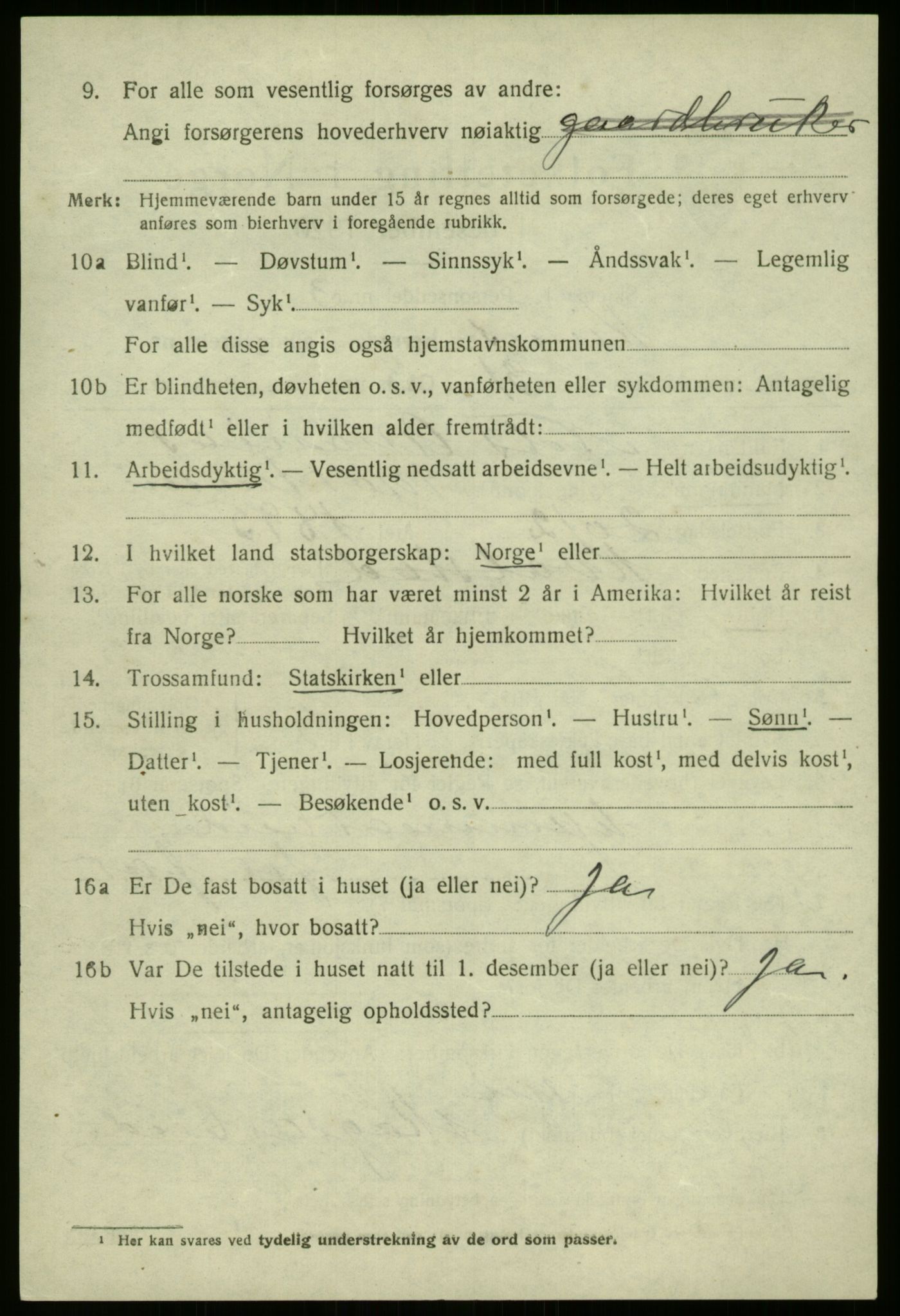 SAB, 1920 census for Kinn, 1920, p. 9844