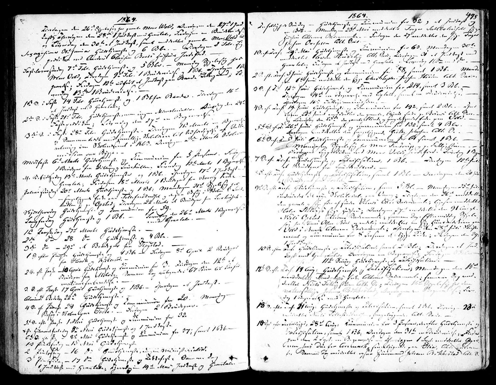 Rygge prestekontor Kirkebøker, SAO/A-10084b/F/Fa/L0005: Parish register (official) no. 5, 1852-1871, p. 478