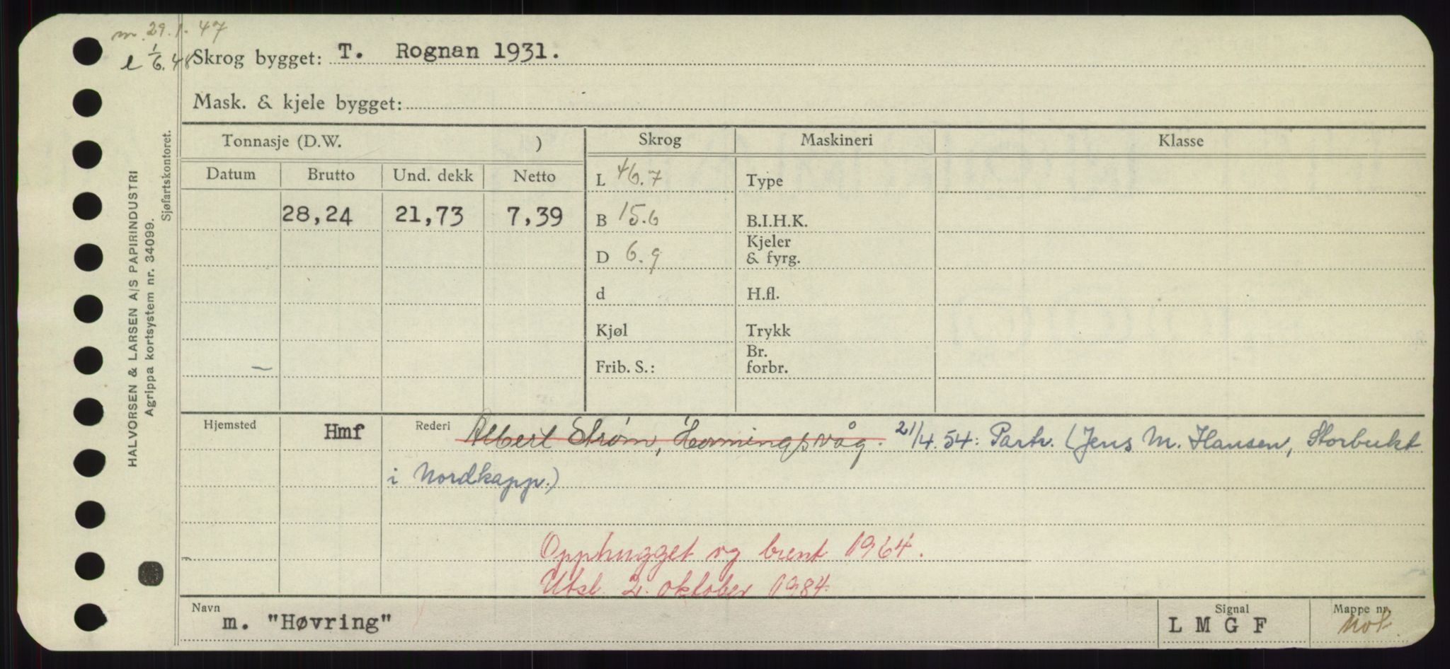 Sjøfartsdirektoratet med forløpere, Skipsmålingen, AV/RA-S-1627/H/Hd/L0017: Fartøy, Holi-Hå, p. 525