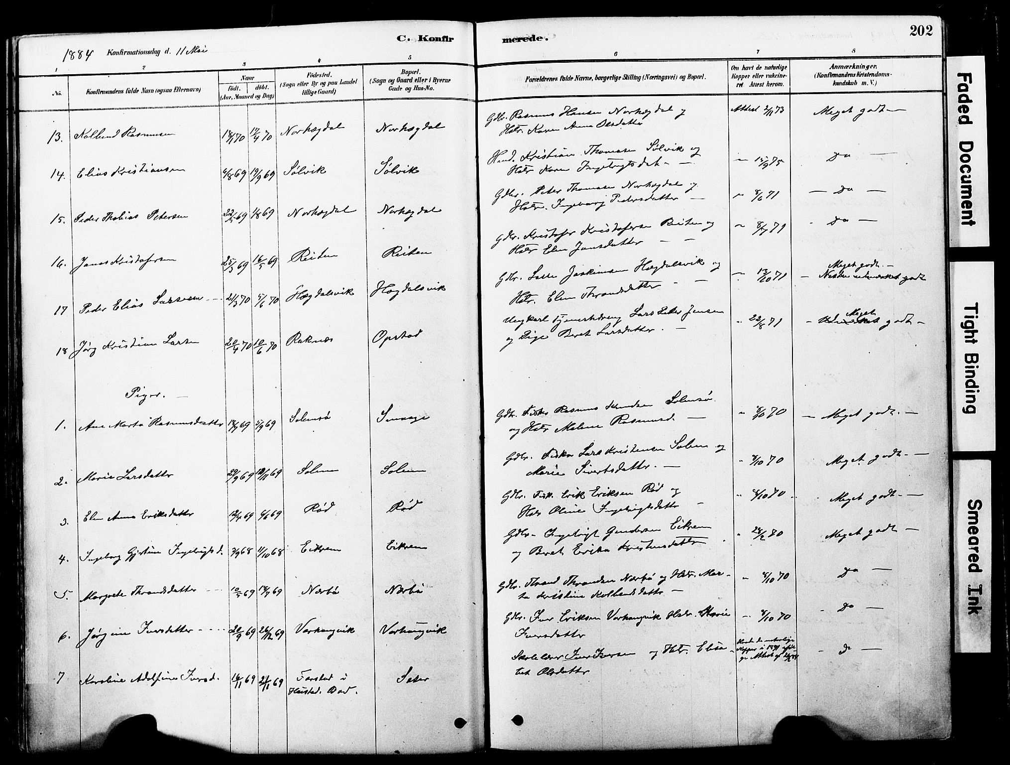 Ministerialprotokoller, klokkerbøker og fødselsregistre - Møre og Romsdal, SAT/A-1454/560/L0721: Parish register (official) no. 560A05, 1878-1917, p. 202